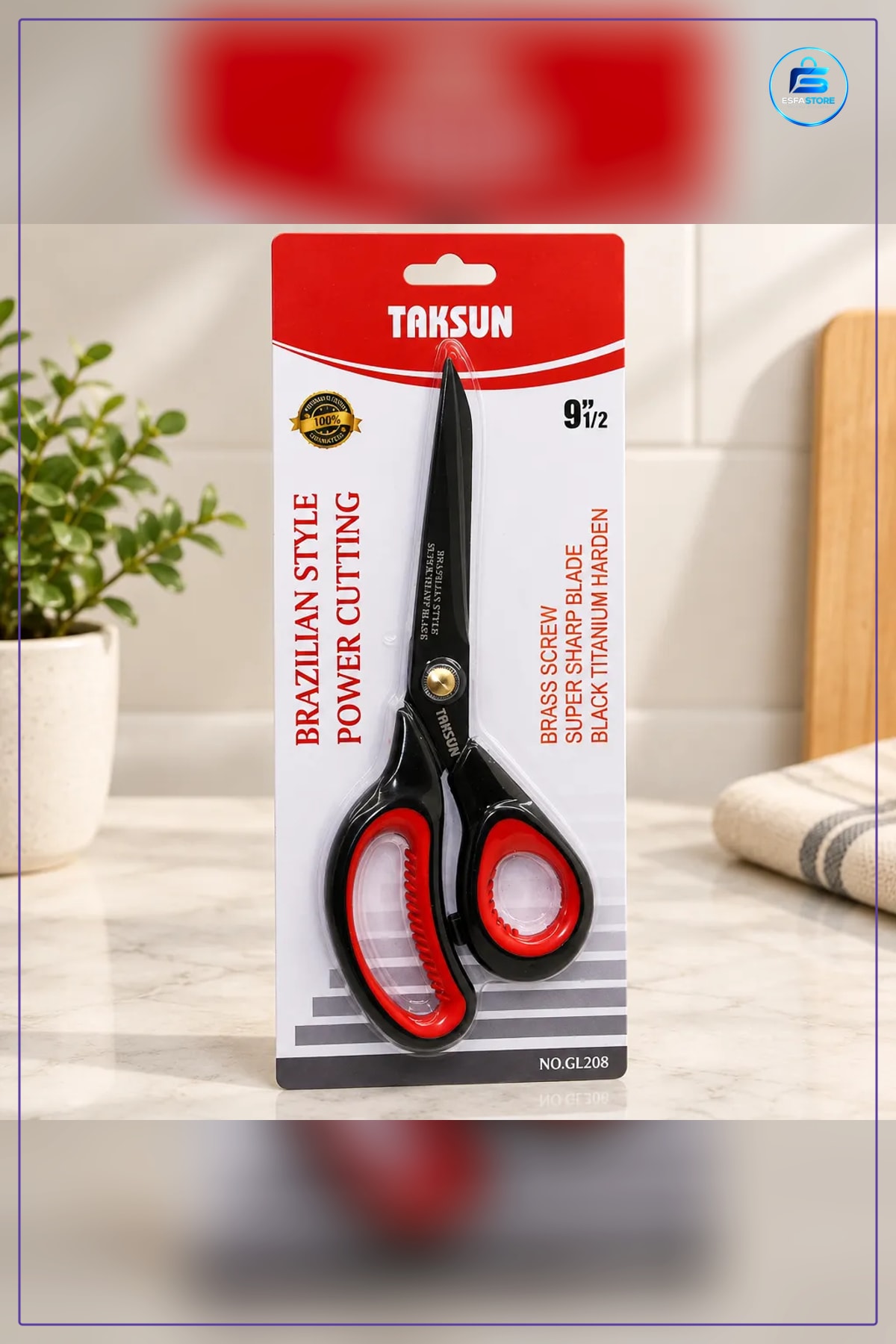 Makas Büyük Terzi 9.5" Keskin Çelik Kumaş Kesim Dikiş Hobi Terzilik Ev Kırtasiye Ofis Kesme