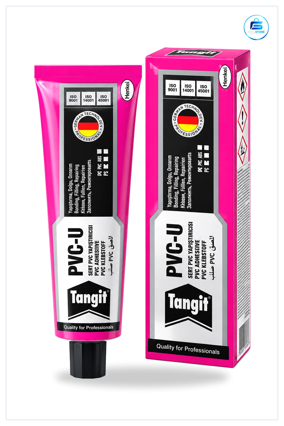 Sert PVC Yapıştırıcı 50 g Solvent Bazlı Kimyasal Boru Fitting Tesisat Tamiri Sızdırmaz Hanırdavat