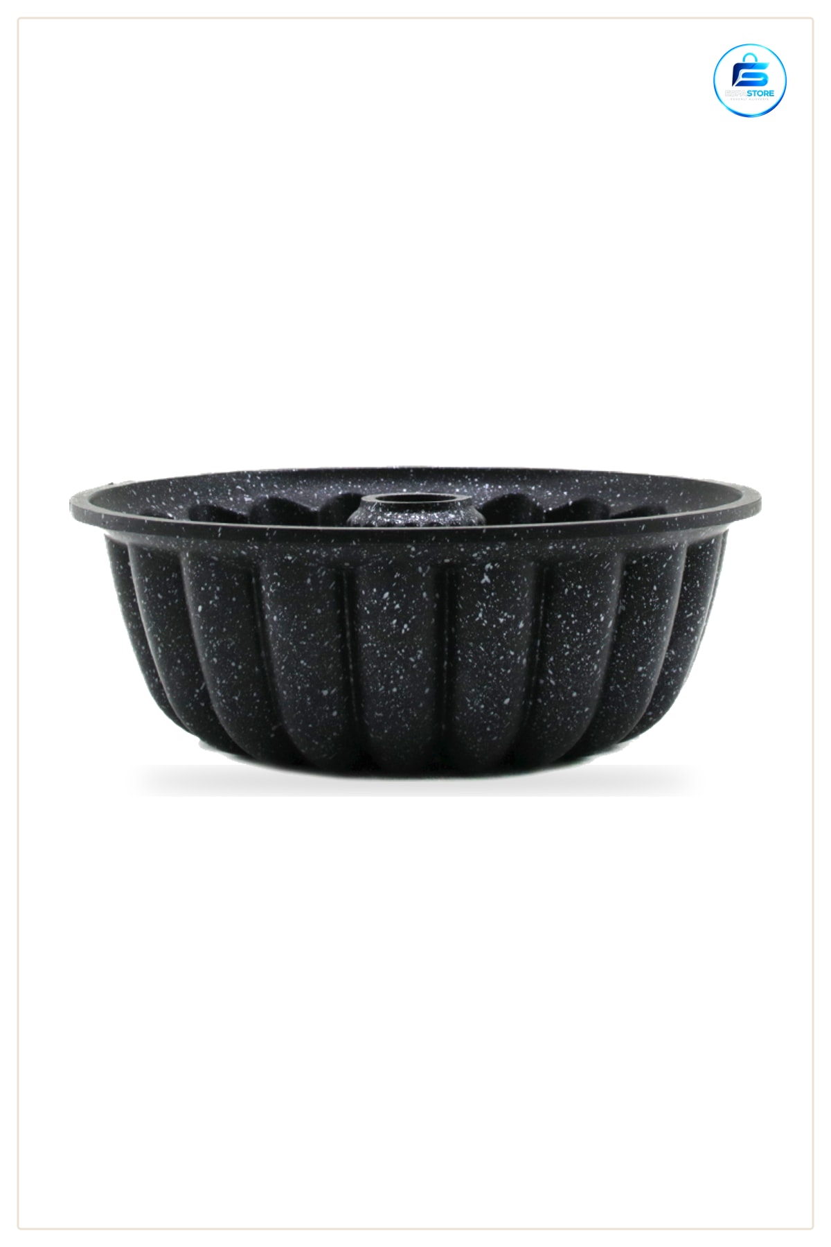 Döküm Göbekli Kek Kalıbı 25 cm Çap Klasik Dilimli Bundt Pasta Fırın Mutfak Pişirme Aracı