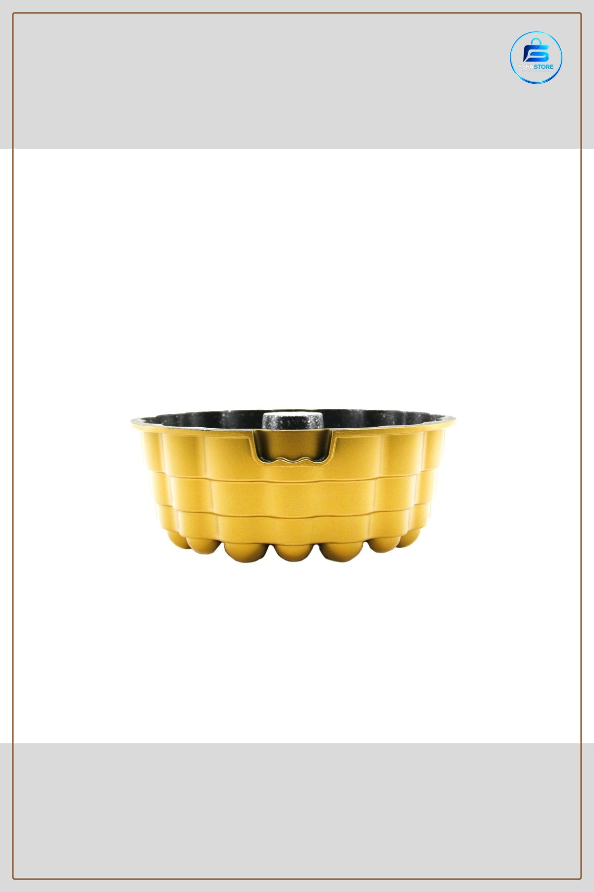 Göbekli Kek Kalıbı 26 cm Yuvarlak Bundt Pasta Fırın Mutfak Pişirme Aksesuarı 8 Derinlik