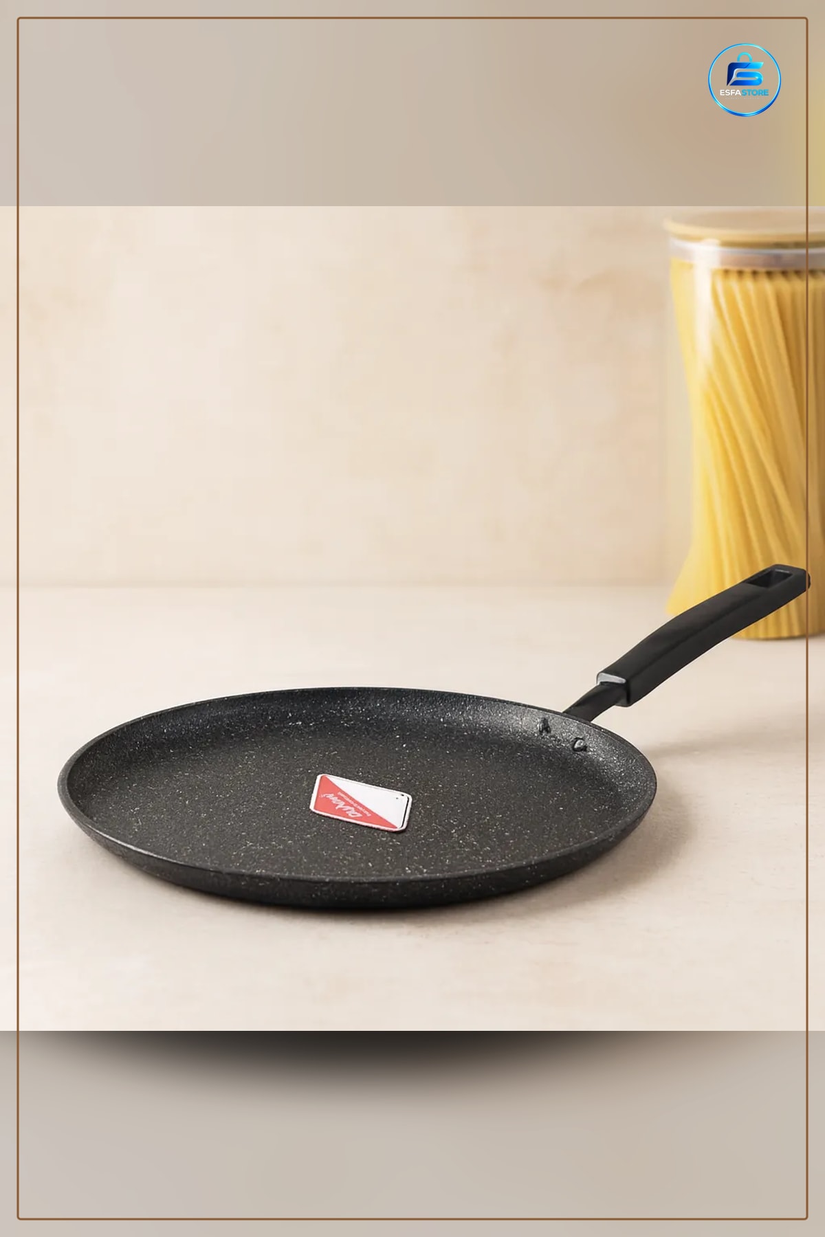 Döküm Krep Tava 30 cm Kaplamasız Pancake Gözleme Mutfak İçin İndüksiyon Uyumlu Fırında