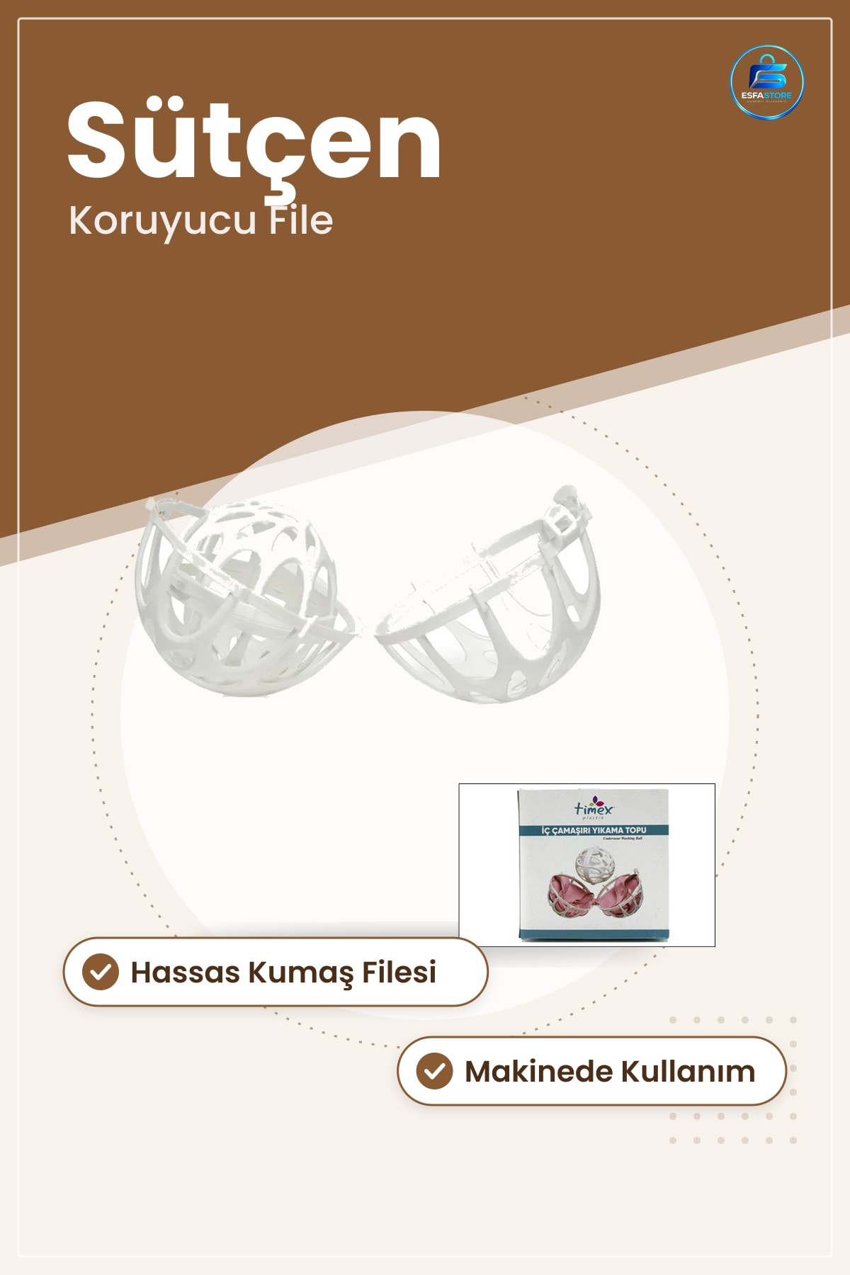 İç Çamaşırı Yıkama Topu Sütyen Koruyucu Hassas Kumaş Filesi Makinede Kullanım Kullanışlı