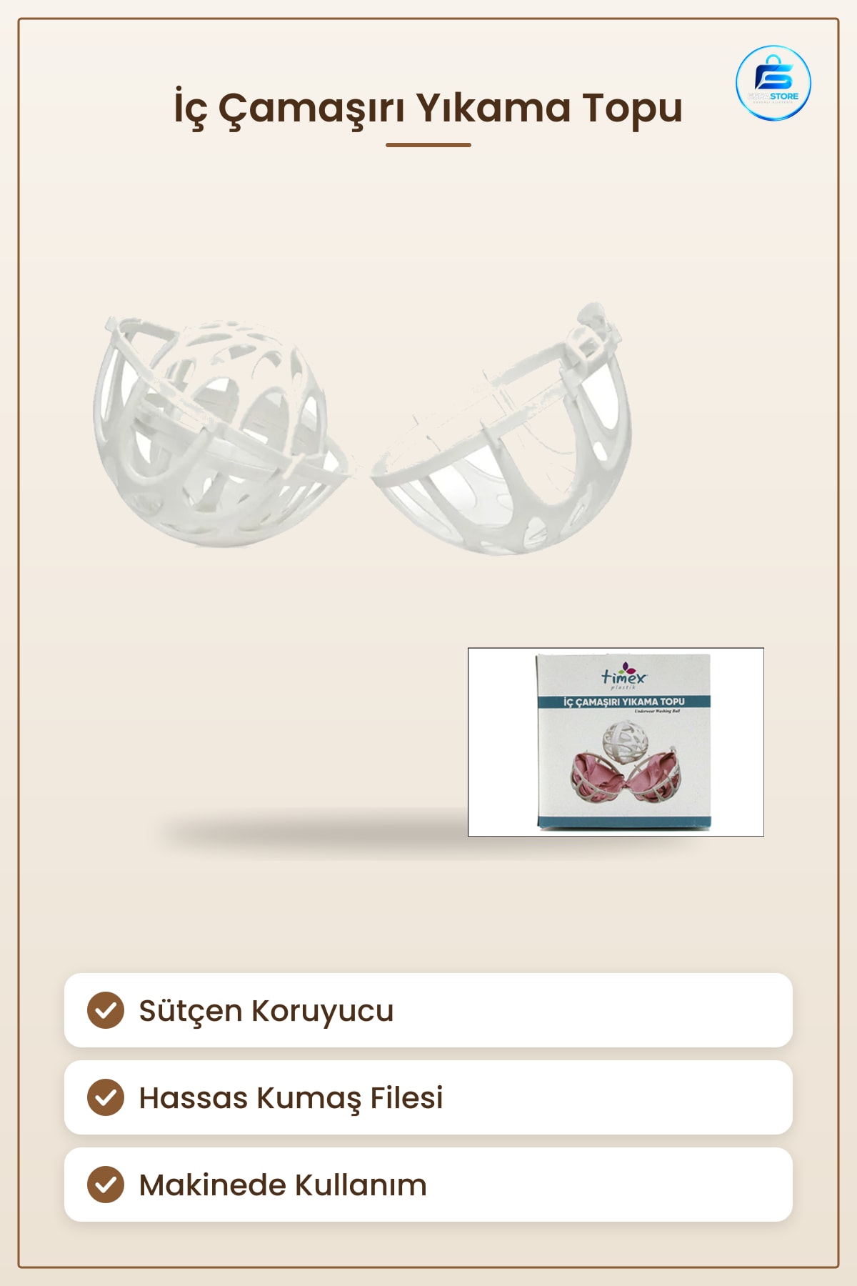 İç Çamaşırı Yıkama Topu Sütyen Koruyucu Hassas Kumaş Filesi Makinede Kullanım Kullanışlı