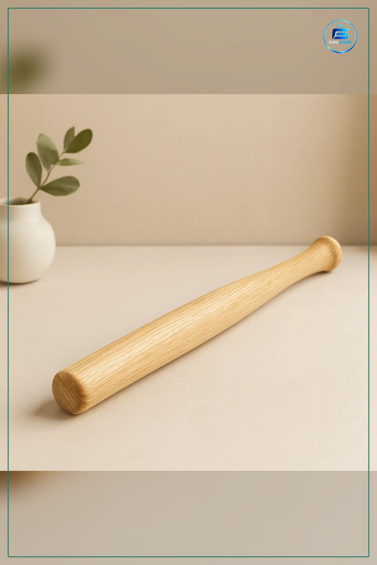 Beyzbol Sopası 50 cm Kısa Doğal Ahşap Antrenman Kulüp Eğitim Ekipmanı Pratik Kullanım