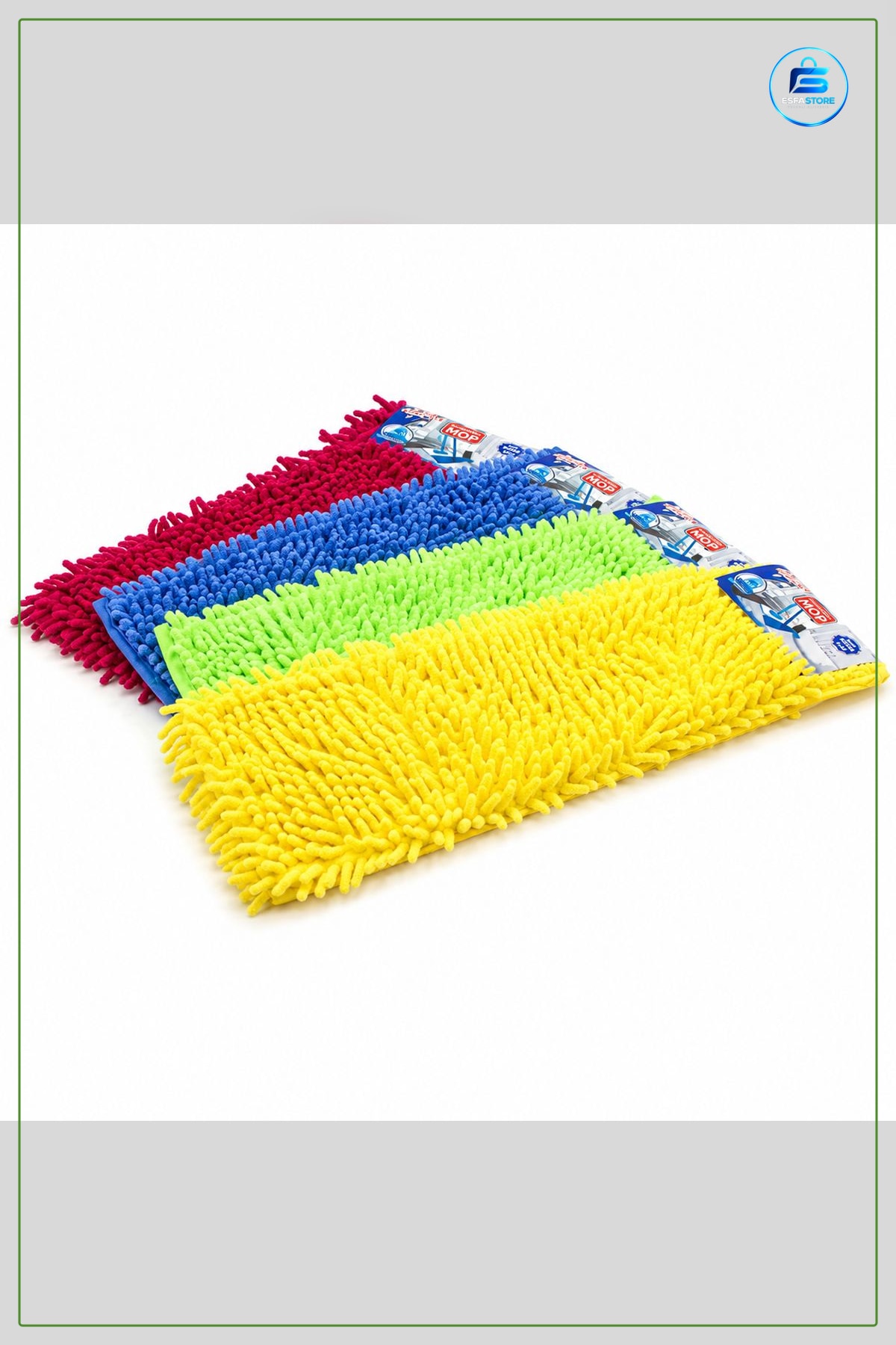 Mikrofiber Makarna Mop Yedek Başlık Paspas Zemin Temizlik Parke Seramik Fayans Laminat Pratik