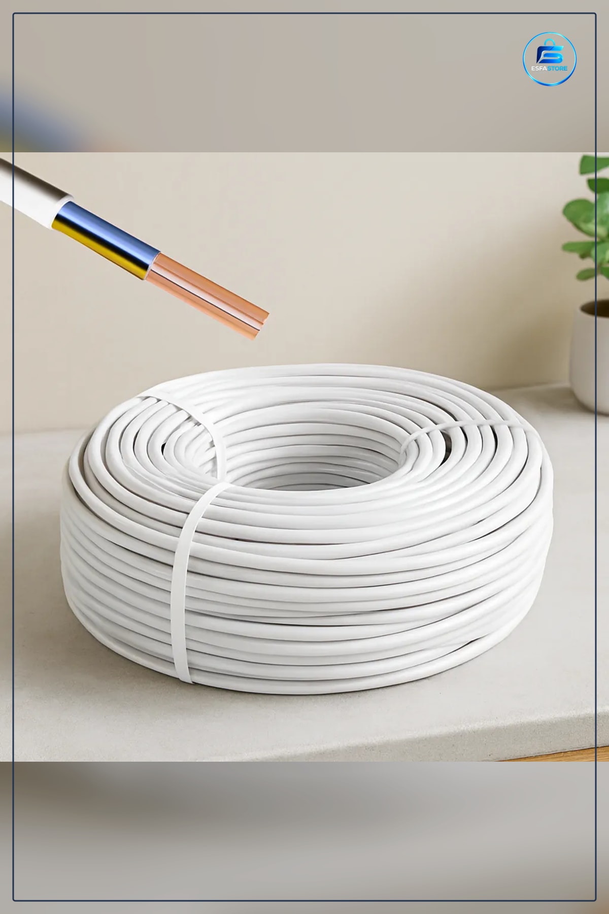 Elektrik Tesisat Kablosu TTR CCA ² 100 mt Esnek PVC İzoleli Bakır Kaplı Alüminyum