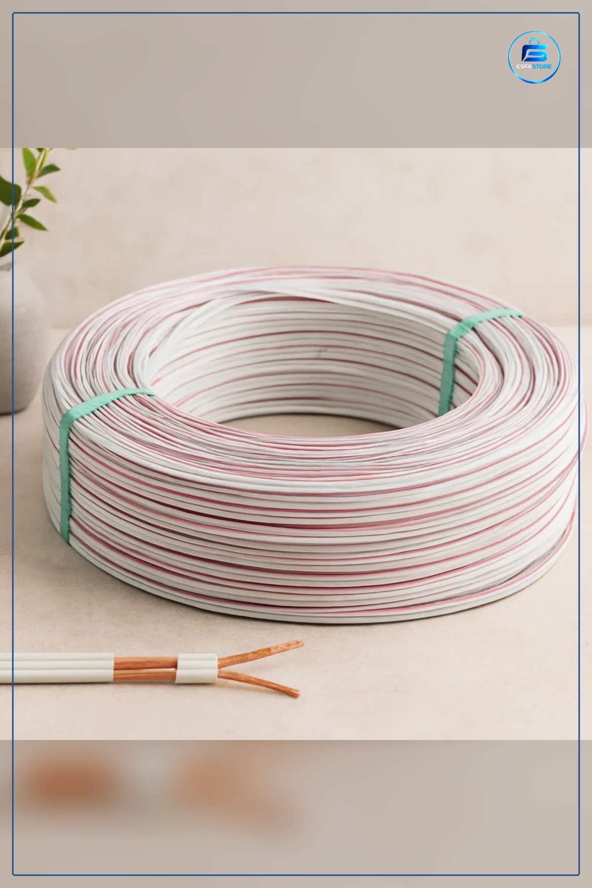 Hoparlör Ses Kablosu 2x0,75 mm 100 m Saf Bakır PVC Ev Sinema Stüdyo Amplifikatör Ekonomik Esnek