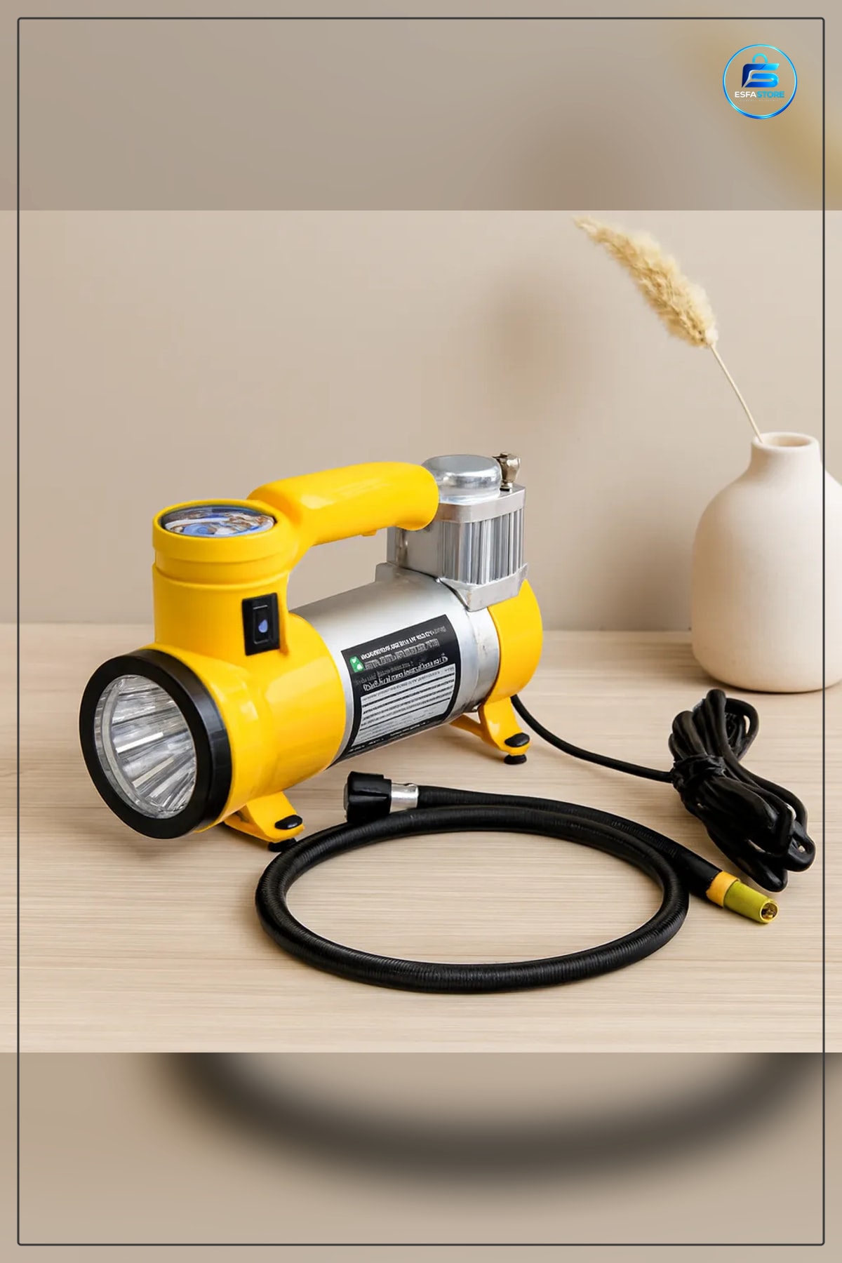 Araç Kompresörü 12V 150PSI LPM LED Fenerli Taşınabilir Lastik Şişirme Pompası Oto Hava
