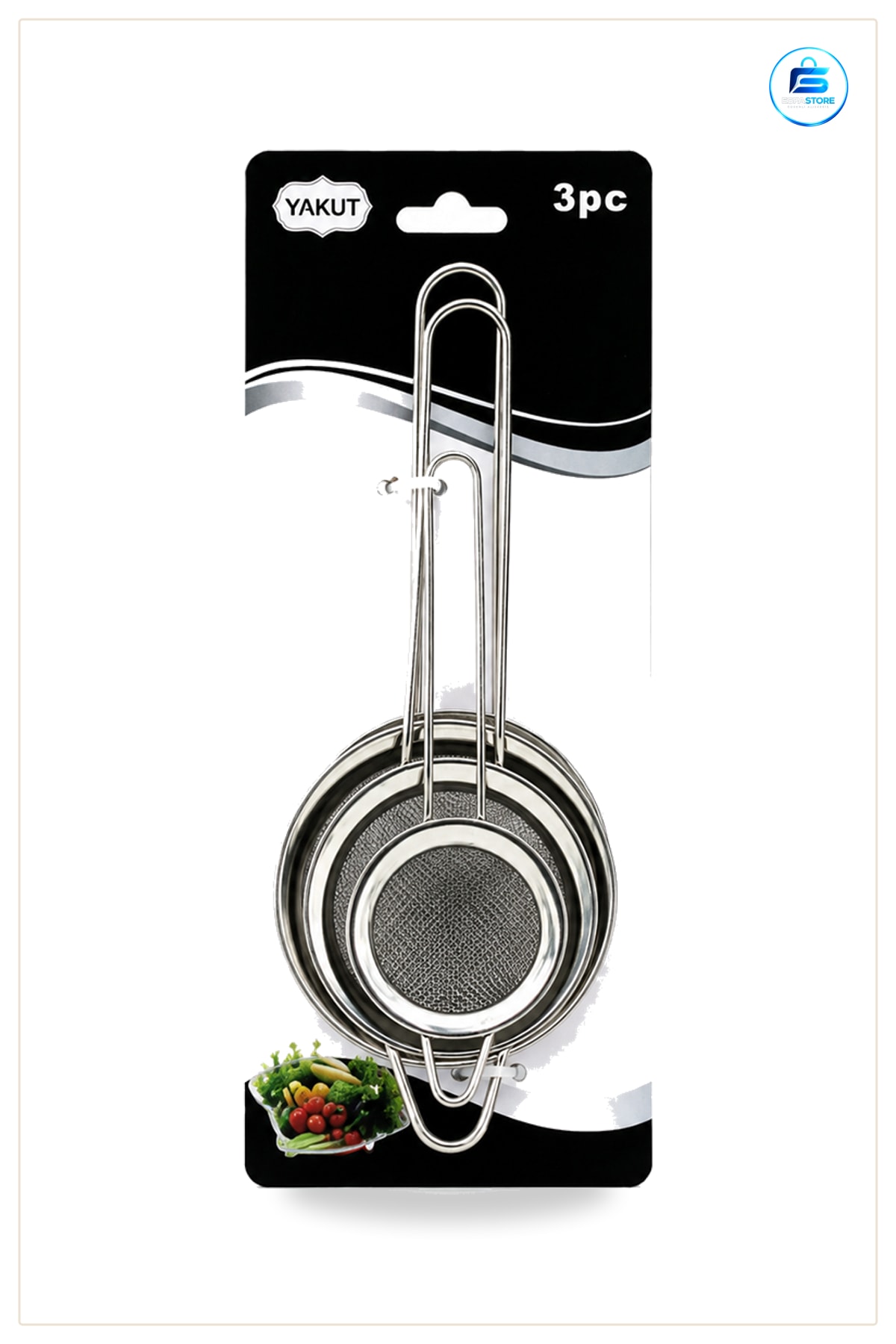 Süzgeç Mini Tel Metal Çerçeveli Ergonomik Saplı Mutfak Çorba Un Yağ Eleme Süzme Hazırlık Aleti