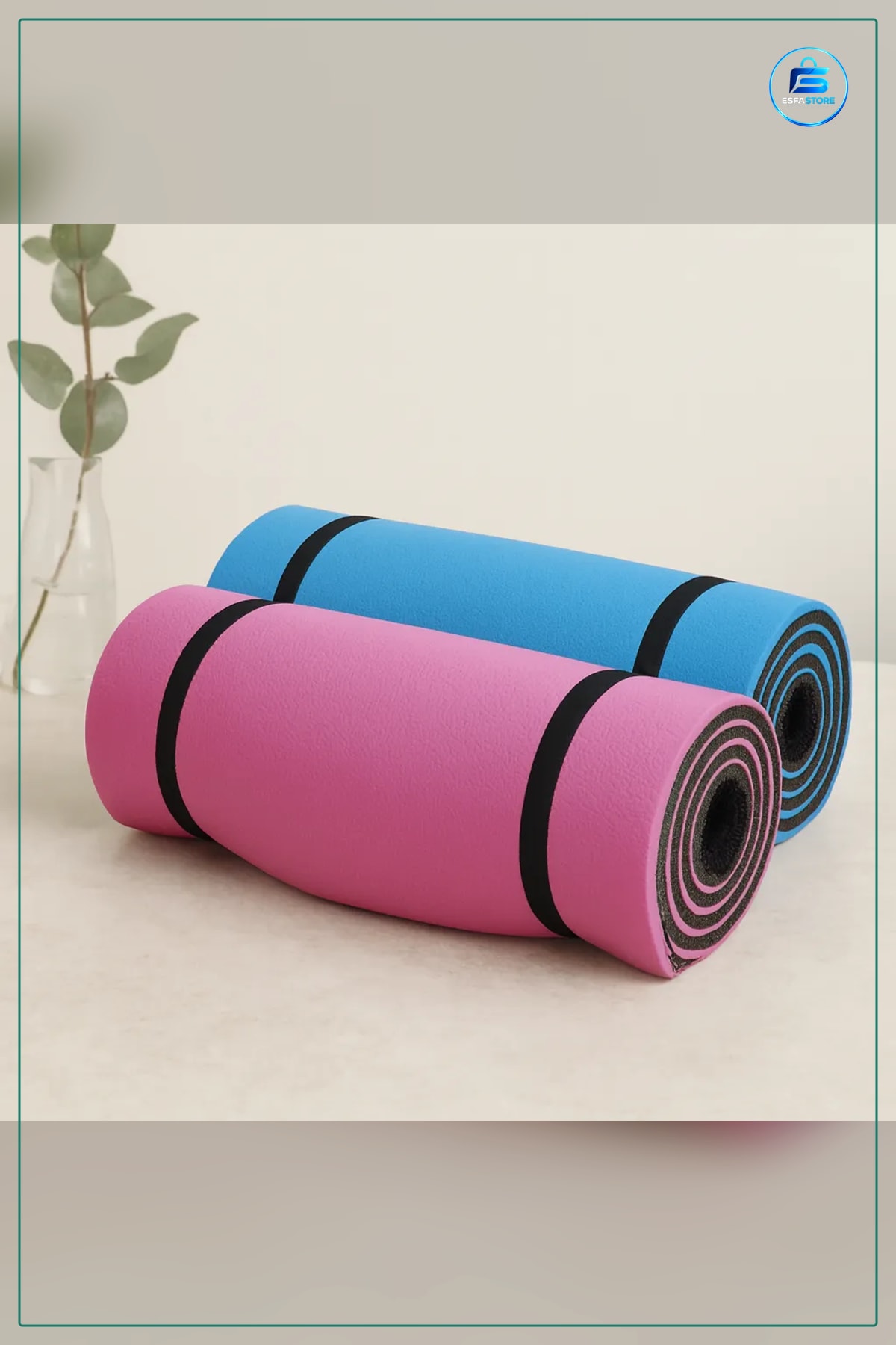 Pilates Yoga Matı 16mm 55x170cm DNS Yüksek Yoğunluk Egzersiz Minderi Kaymaz Kolay Temizlenir