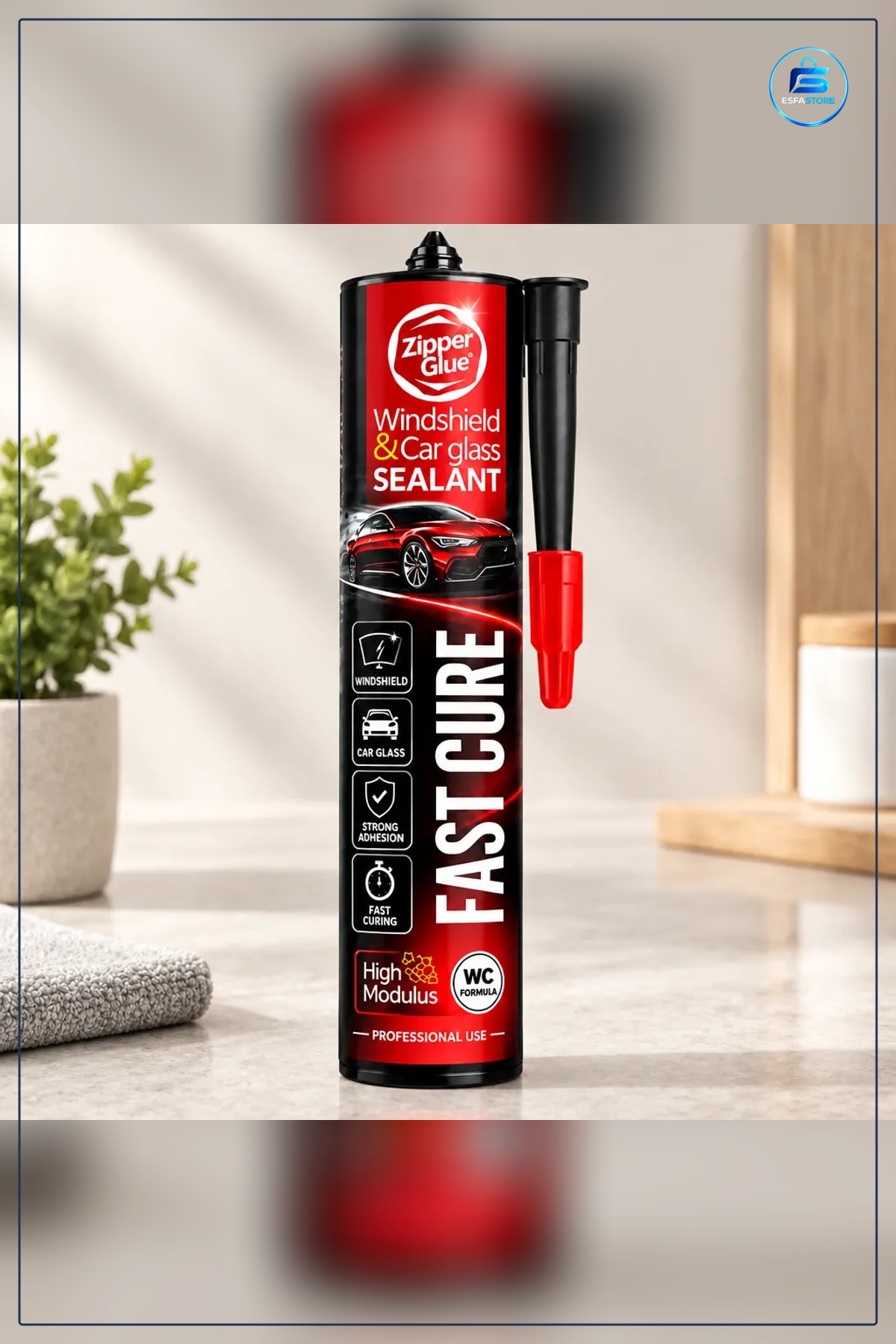 Araç Camı ve Çok Amaçlı Siyah Yapıştırıcı Hızlı Kürleşen UV Suya Dayanıklı Polimer Sealant