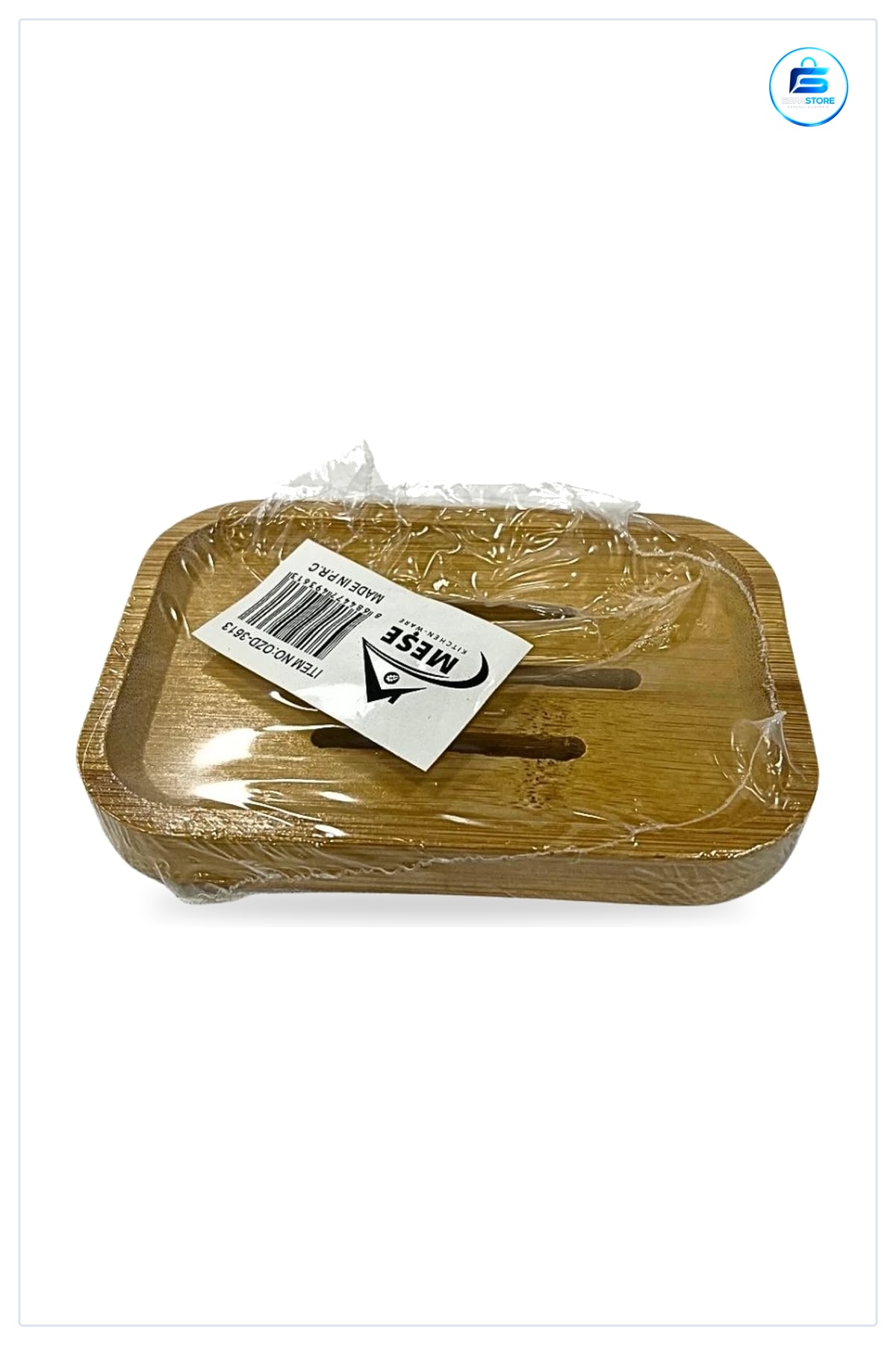 Bambu Sabunluk Kare Katı Sabun Tutucu Banyo Lavabo Kenarı Düzenleyici Tepsi Sade Tasarım