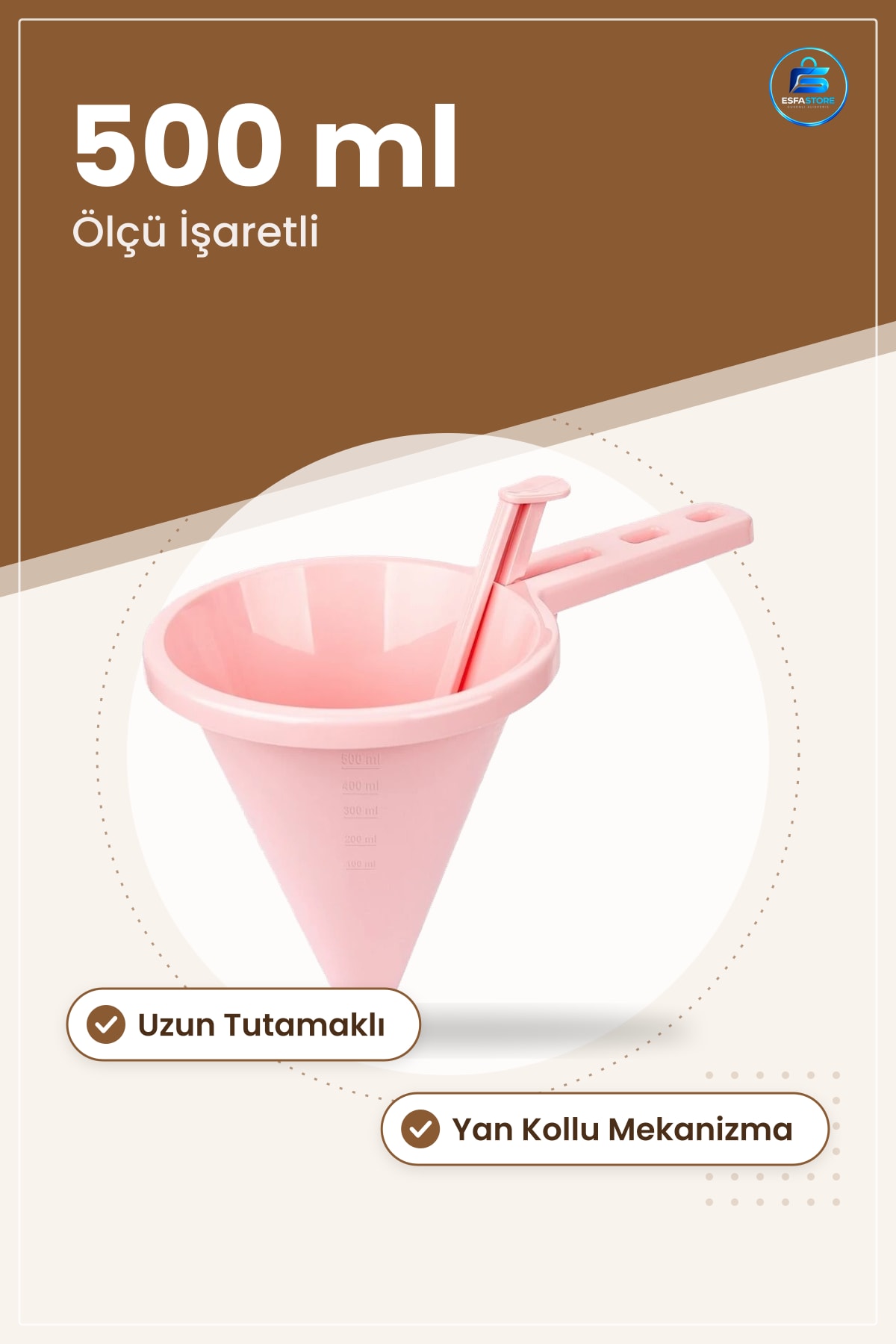 Hamur Şekillendirici 500 ml Pratik Dağıtıcı Mutfak Krema Kek Dolgu Hazırlama Aracı Pasta
