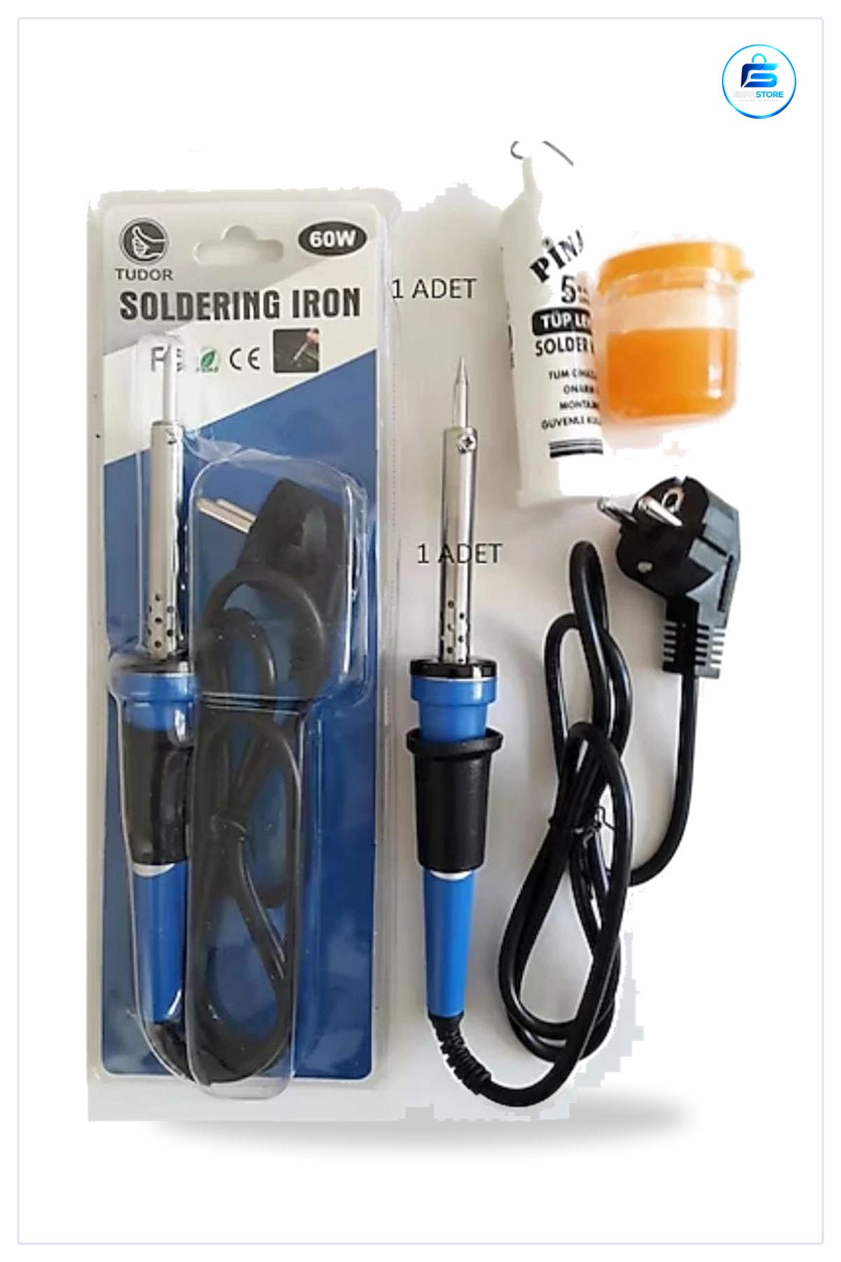 Kalem Havya 60 W Set Elektronik Lehim Tamir Onarım Hırdavat Aracı Ev Atölye Hobi Kullanımı
