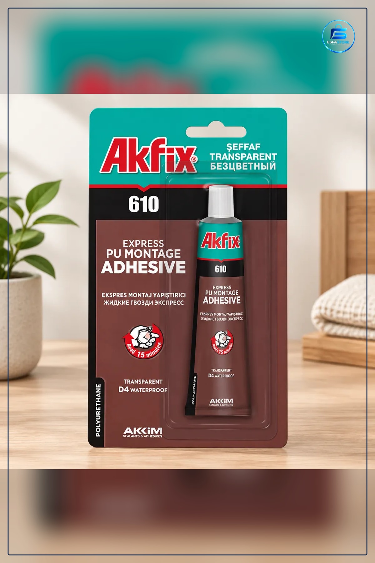 Yapıştırıcı 50 ml Ekstra Montaj Tamirat Hırdavat Şeffaf PU Poliüretan Ekspres Tüp