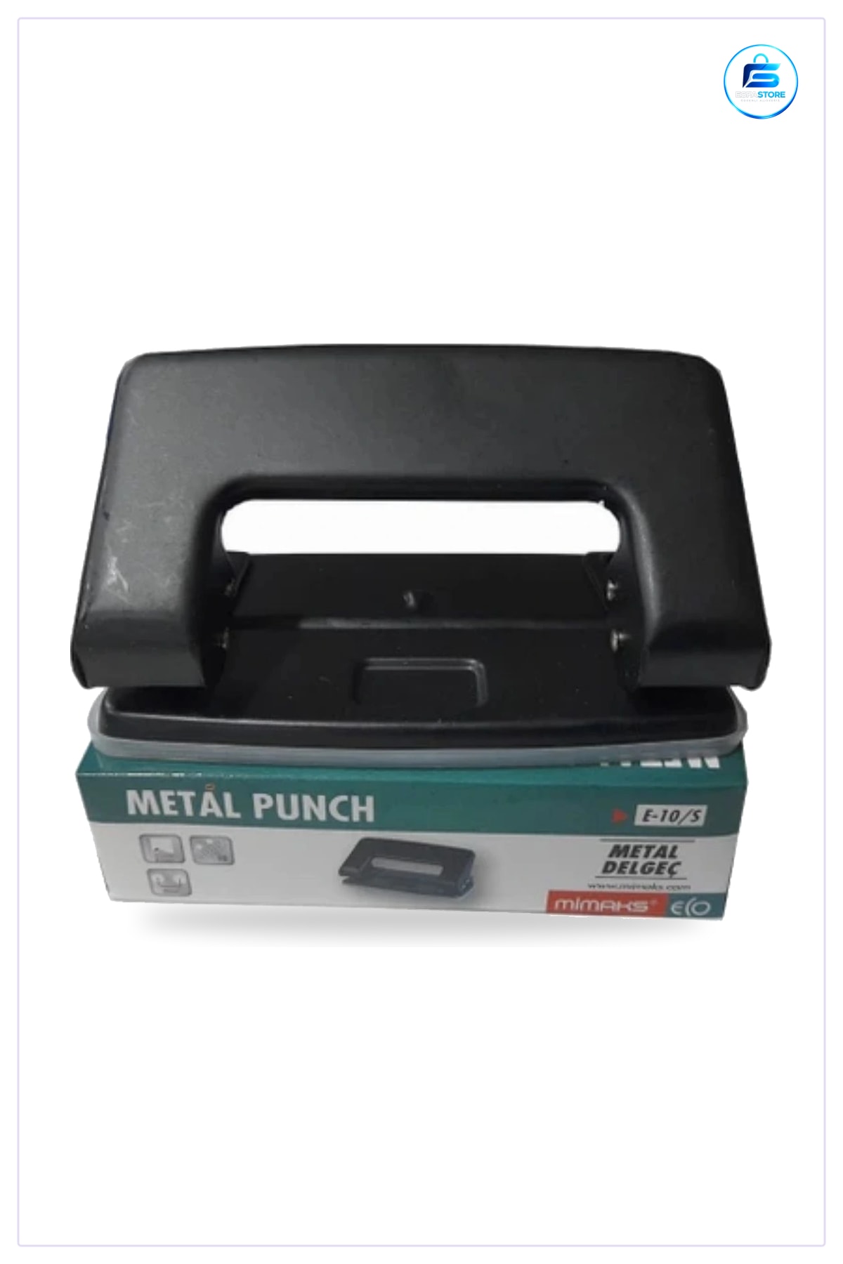 Metal Delgeç Kağıt Delme Aleti Ofis Kırtasiye Evrak Dosyalama Masaüstü Delici Punch
