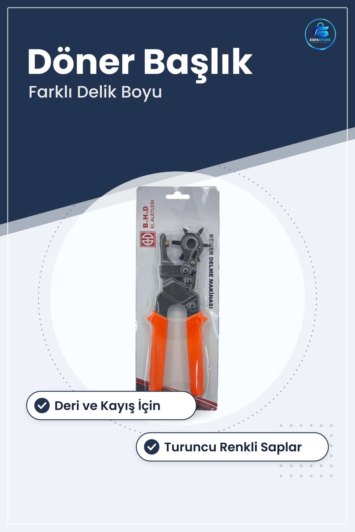 Kemer Delme Makinesi Manuel El Aletleri Deri Delici Pense Perçin Hırdavat Aleti Kayış Deliği