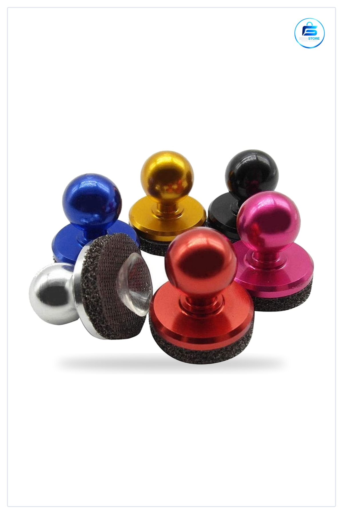 Topuzlu Mini Telefon Tablet Joystick Oyun Kumandası Aparatı Dokunmatik Uyumlu Alüminyum