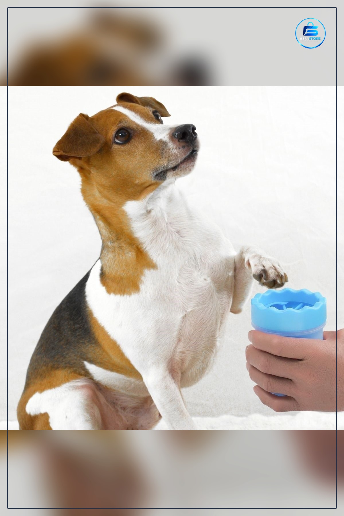 Silikon Fırçalı Kedi Köpek Pati Temizleme Kovası Evcil Hayvan Ayak Yıkama Aparatı Kullanışlı