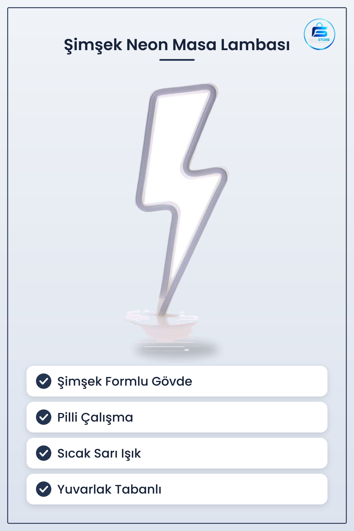 Dekoratif Şimşek Şeklinde Pilli Neon Led Masa Lambası Süs Hediyelik Ev Dekoru Gece Aydınlatması