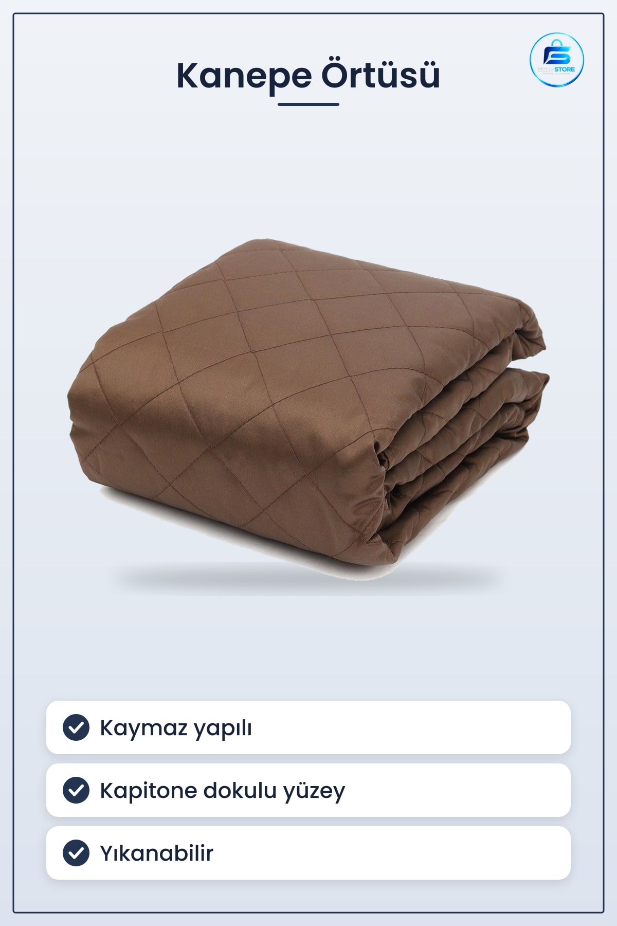 Çift Taraflı Kanepe Örtüsü Kılıfı Kaymaz İki Kişilik Koltuk Koruyucu Yıkanabilir Kullanışlı