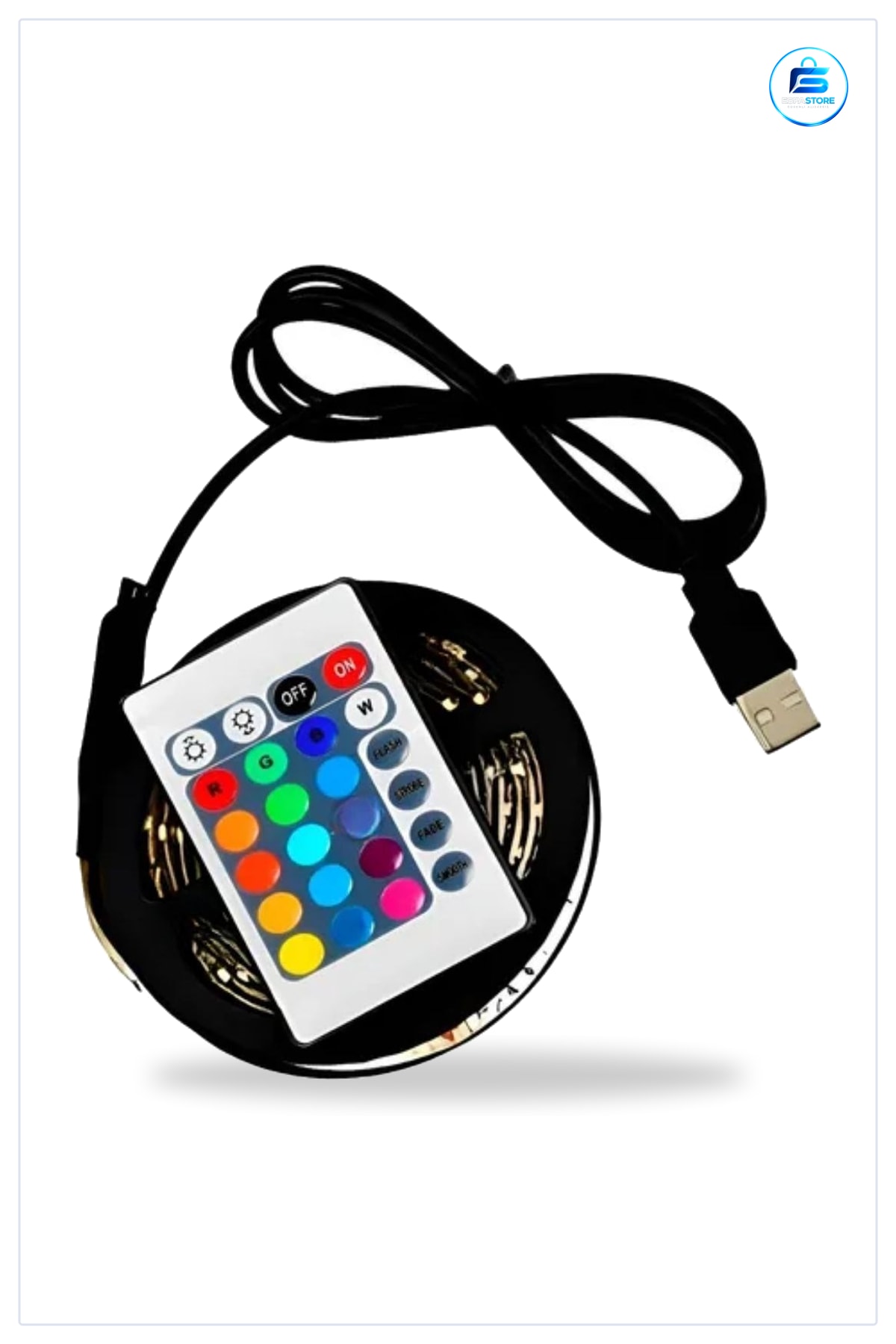 Kumandalı USB LED Şerit Işık Ayarlanabilir Dekoratif Ortam Ambiyans Aydınlatması Pratik Esnek