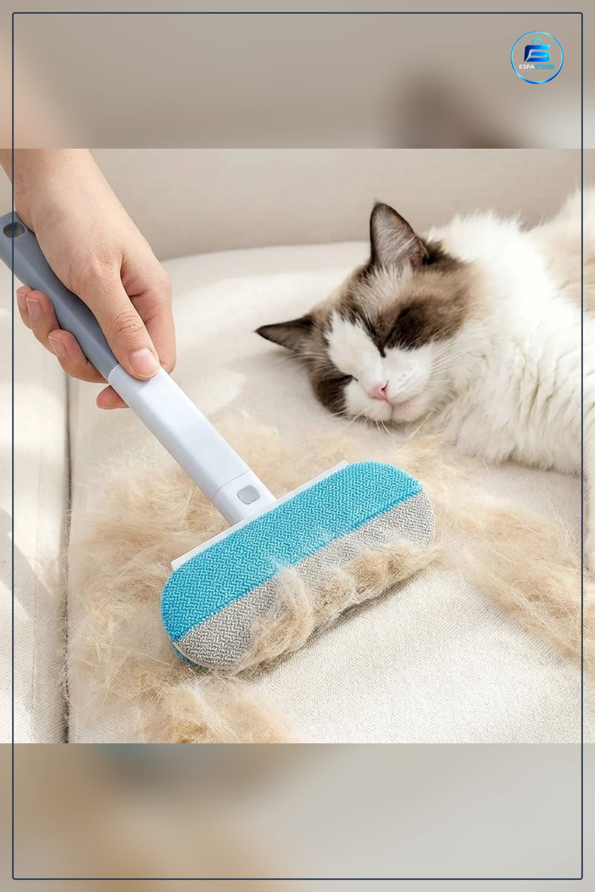 Çok Fonksiyonlu Kedi Köpek Tüy Temizleyici Fırça Koltuk Halı Kıyafet Temizleme Dayanıklı Aracı