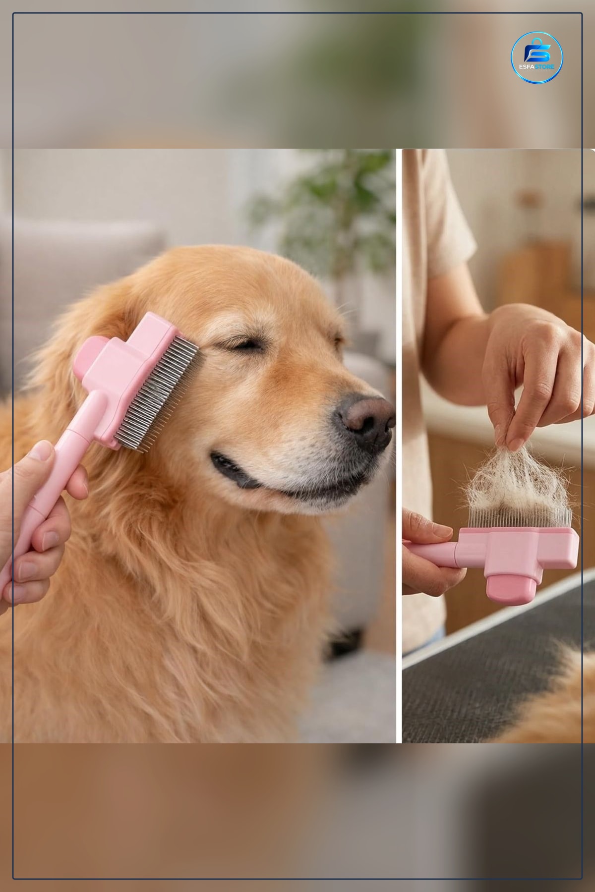 Kedi Köpek Kıtık Açıcı Tarak Tek Taraflı Metal Dişli Ergonomik Saplı Evcil Hayvan Tüy Bakım Tarağı