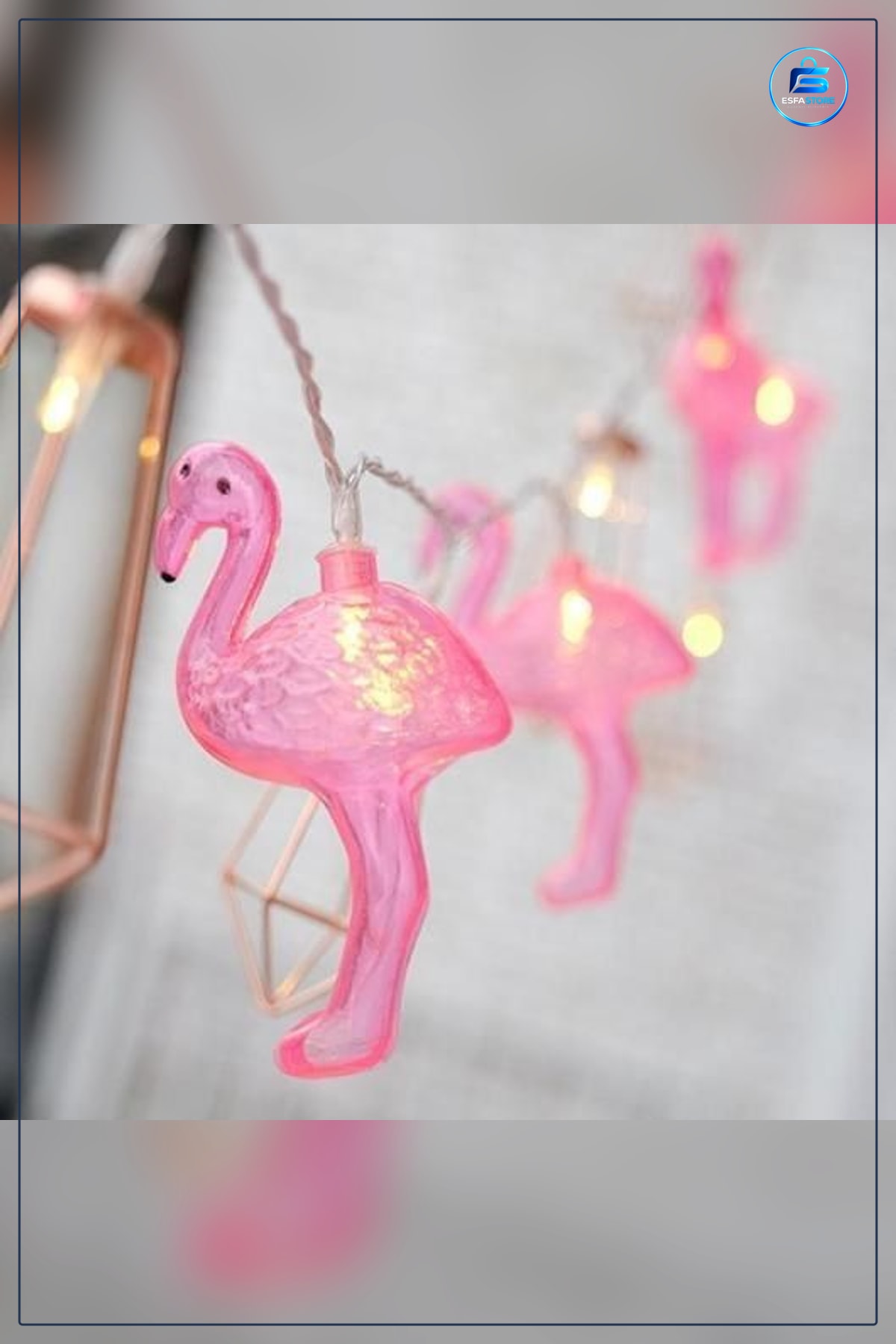 Flamingo Figürlü Pilli Led Dekoratif Işık Zinciri Aydınlatma Hediyelik Ev Dekorasyonu Peri Lambası