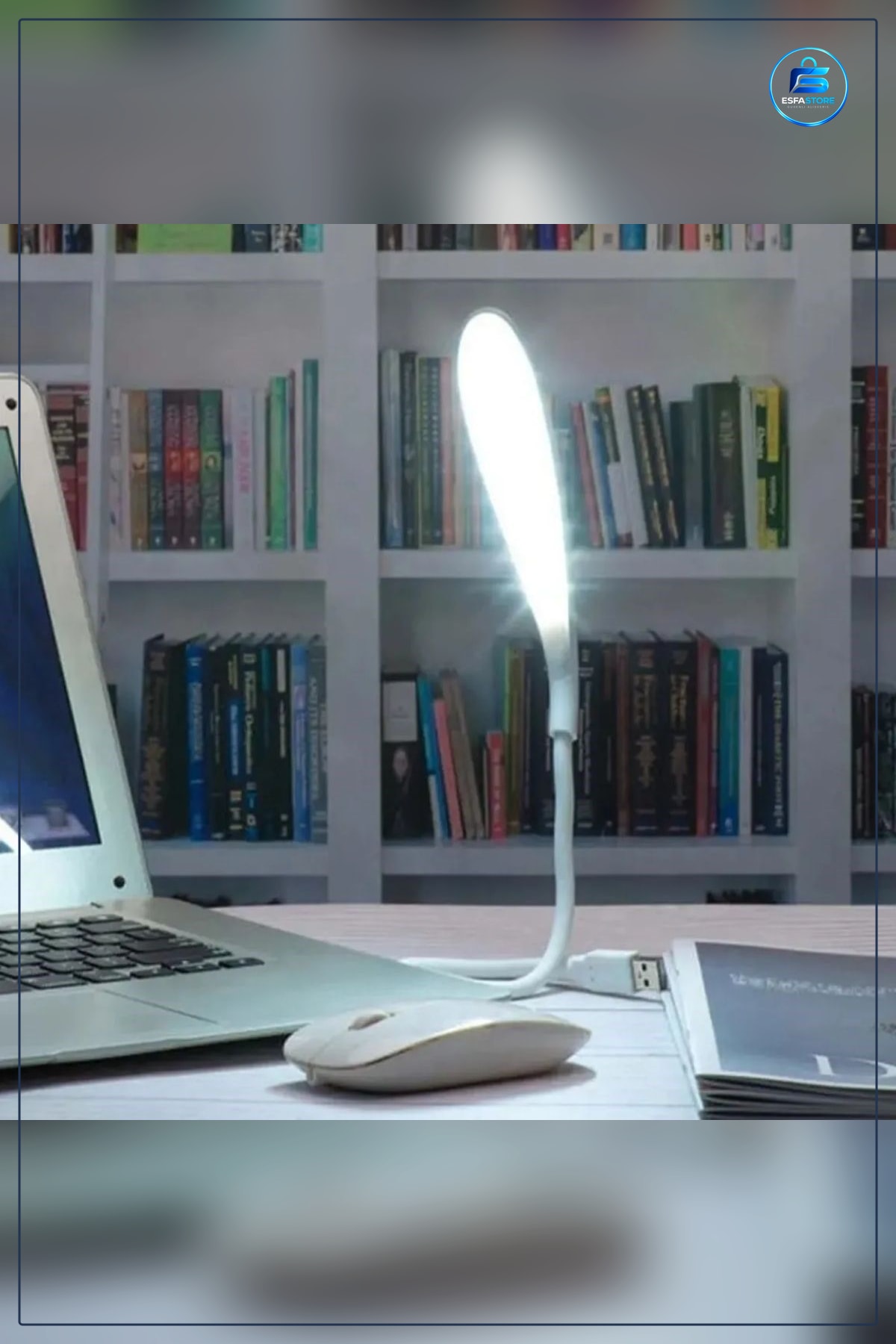 Usb Girişli Dokunmatik Kitap Okuma Lambası Esnek Gövdeli Masa Aydınlatması Kompakt Taşınabilir