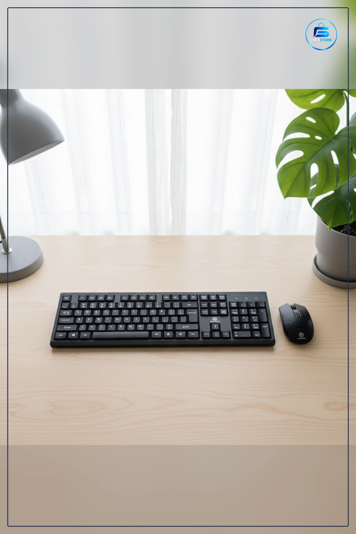 Kablosuz Klavye Mouse Seti Sessiz Tuşlu Ergonomik Ofis Ev Kullanımına Uygun Kompakt Set