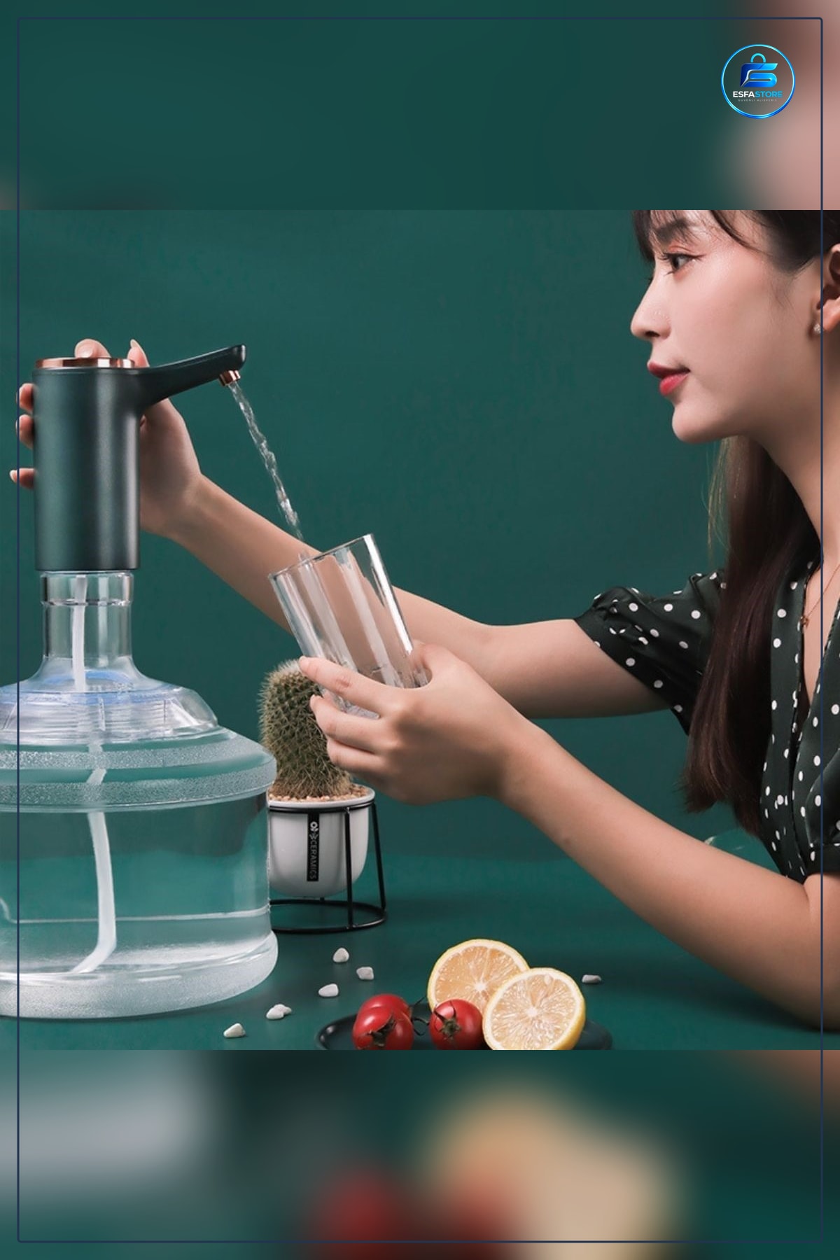 Otomatik Damacana Pompası Aparatı Retro Tasarım Pilli Kolay Kullanım Dayanıklı Plastik Pratik