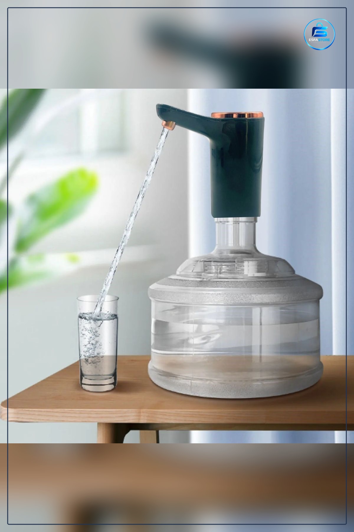 Otomatik Damacana Pompası Aparatı Retro Tasarım Pilli Kolay Kullanım Dayanıklı Plastik Pratik