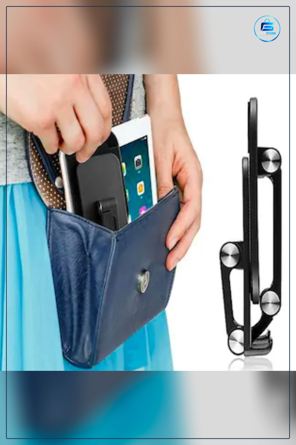Telefon Tablet Standı Ayarlanabilir Katlanabilir Kaydırmaz Tabanlı Masaüstü Taşınabilir Tutucu