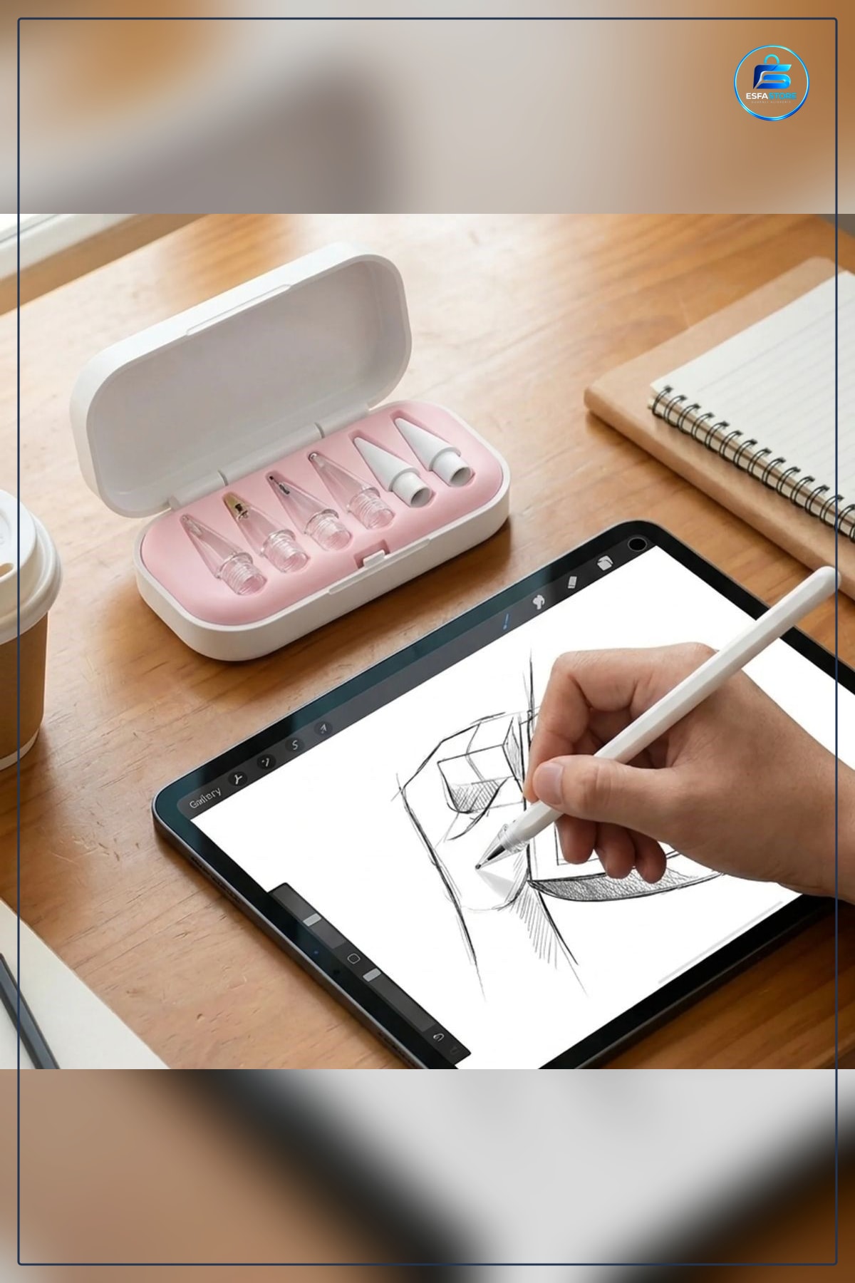 Dokunmatik Kalem Ucu Universal Stylus Pen Yedek Başlık Seti Tablet ve Telefon Uyumlu Farklı Uçlu