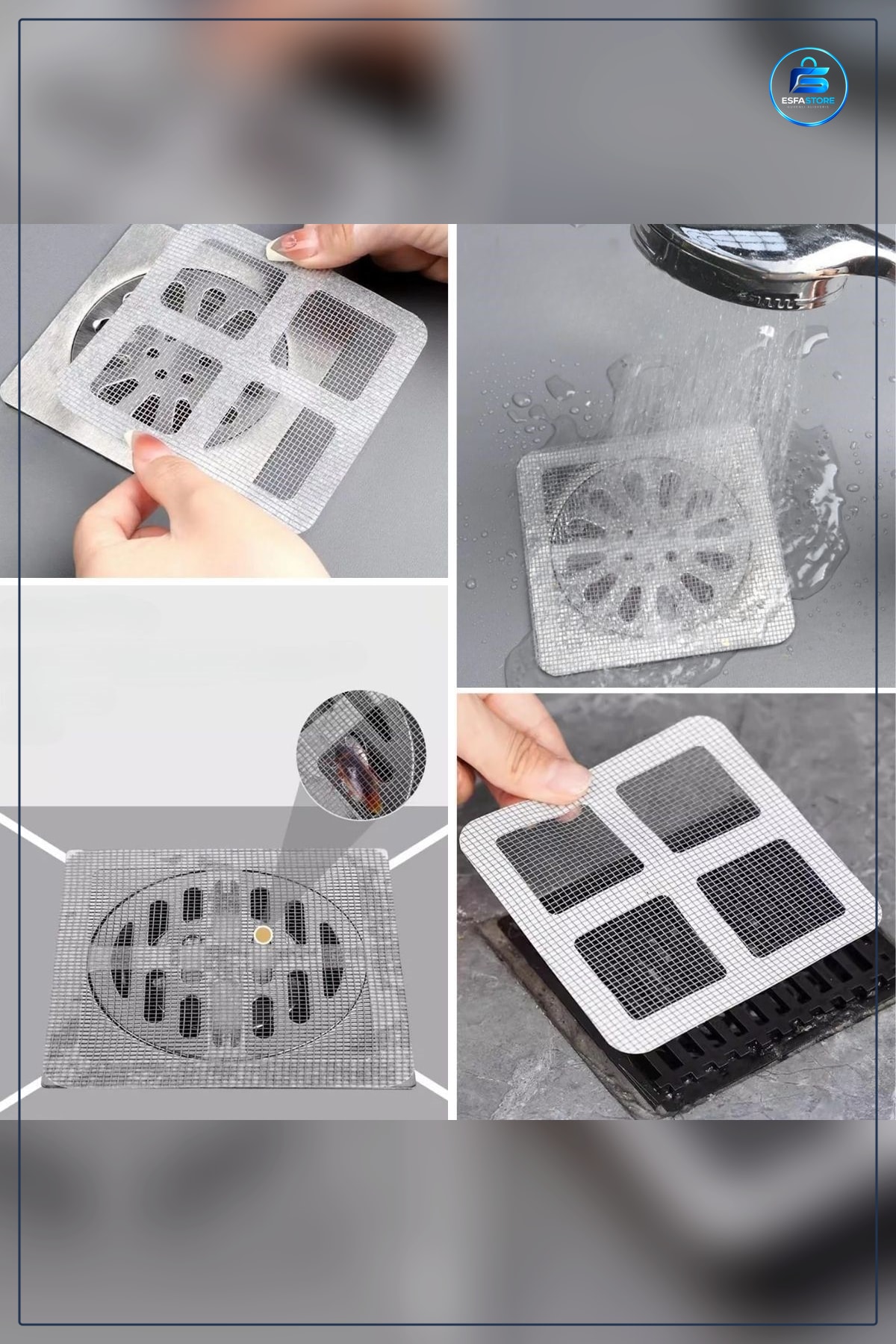 Banyo Mutfak Lavabo Gider Filtresi Koku Önleyici Haşere Böcek Engelleyici Yapışkanlı Hijyenik