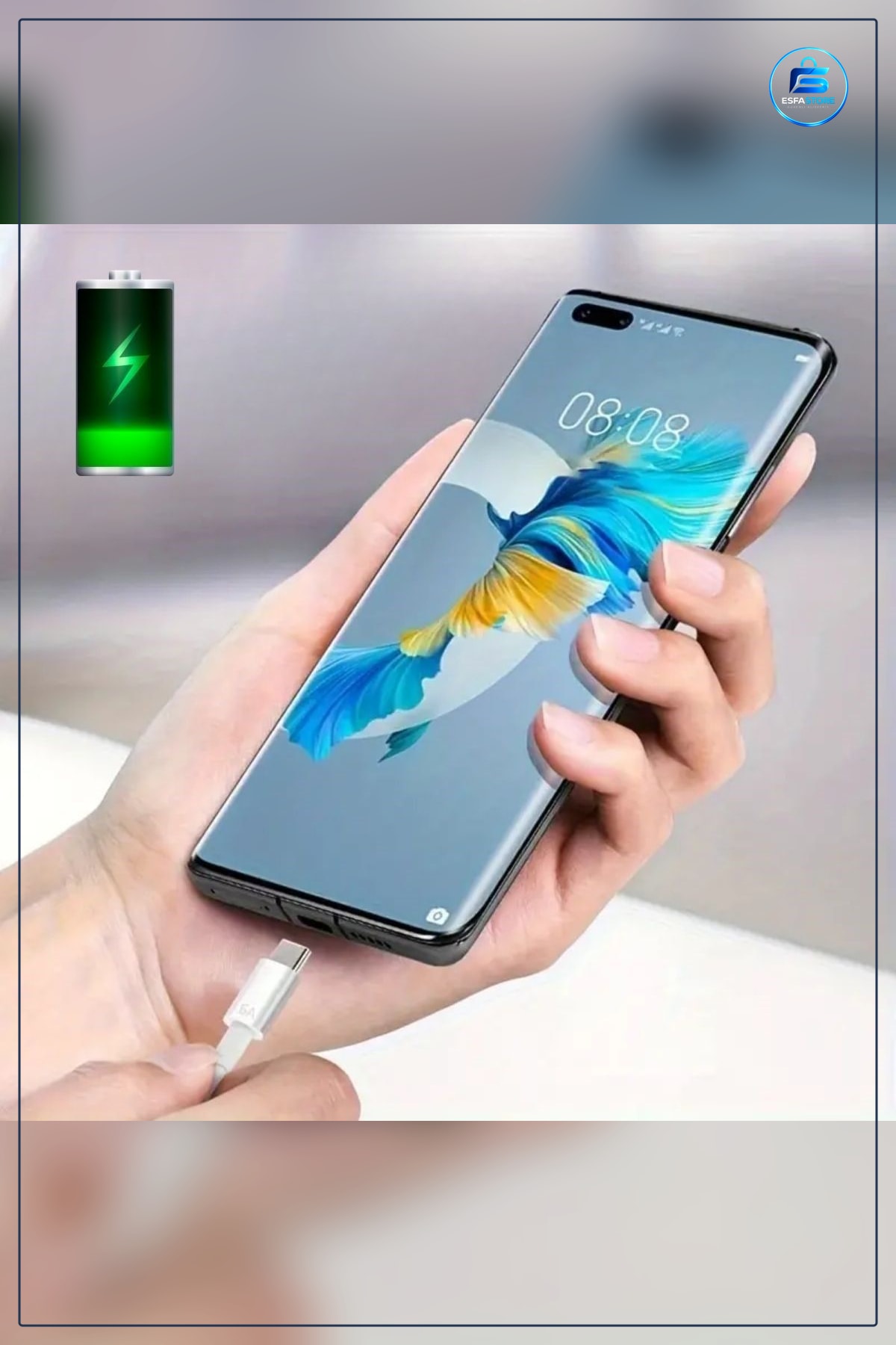 USB Hızlı Şarj Aleti Type C Uçlu Kablolu Güçlü Adaptör Güvenli Kullanım Pratik Tasarım