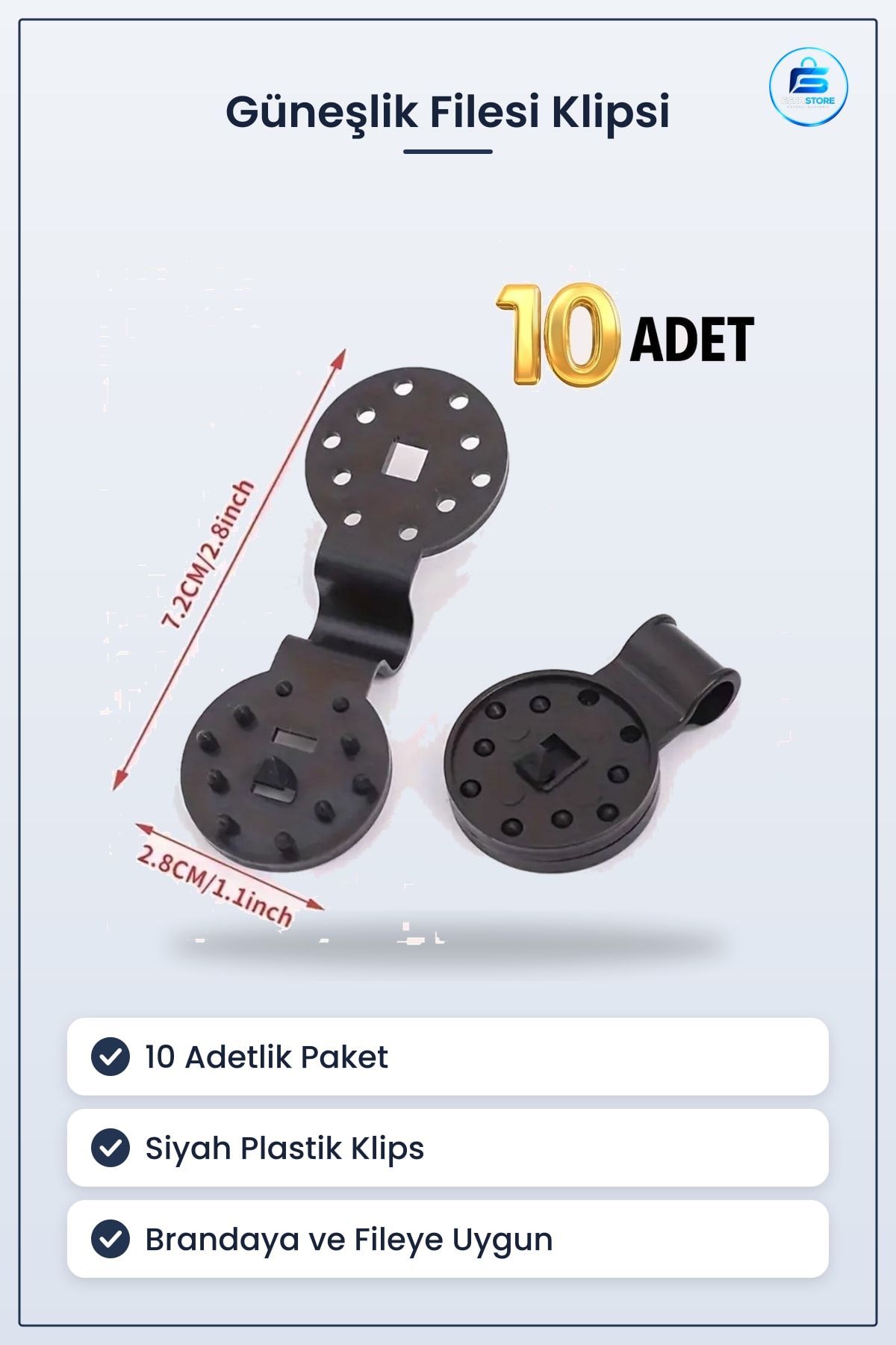 Güneşlik Filesi Sabitleme Klipsi Gölgelik Bezi Brandaşı İçin Dayanıklı Plastik Kelepe Kancası