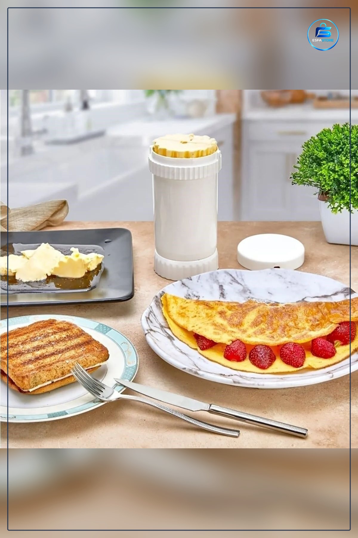 Tereyağı Sürme Yayma Saklama Kesme Aparatı Tereyağlık Hijyenik Mutfak Kullanımı Pratik Dayanıklı