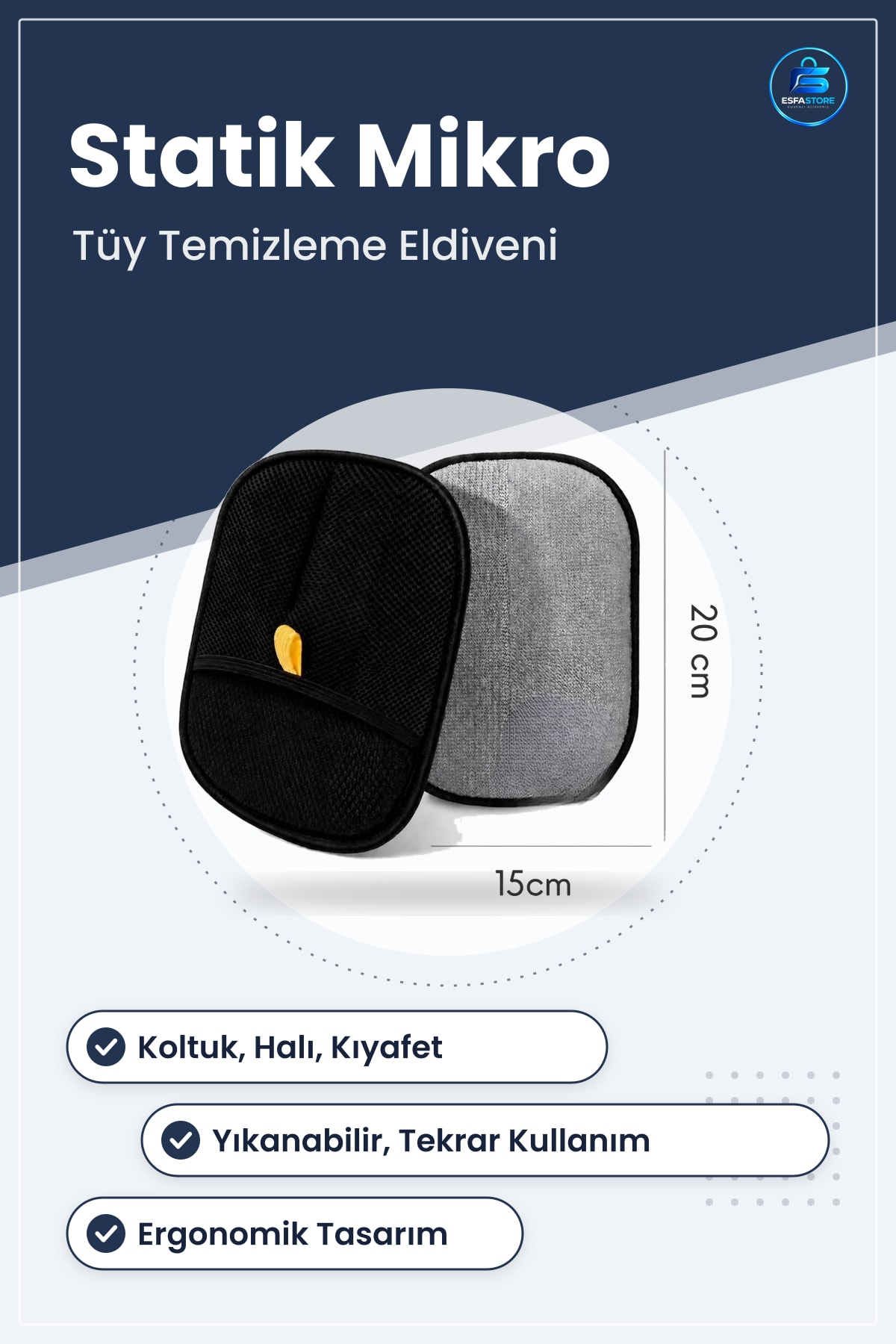 Evcil Hayvan Tüy Temizleme Eldiveni Statik Mikro Kedi Köpek Tüyü Toplayıcı Koltuk Halı Kıyafet