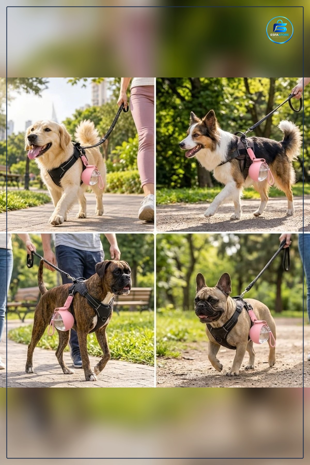 Kedi Köpek Su Şişesi Katlanabilir Kaseli 2si 1 Arada 285 ml Sızdırmaz Taşıma Askılı Seyahat Suluk