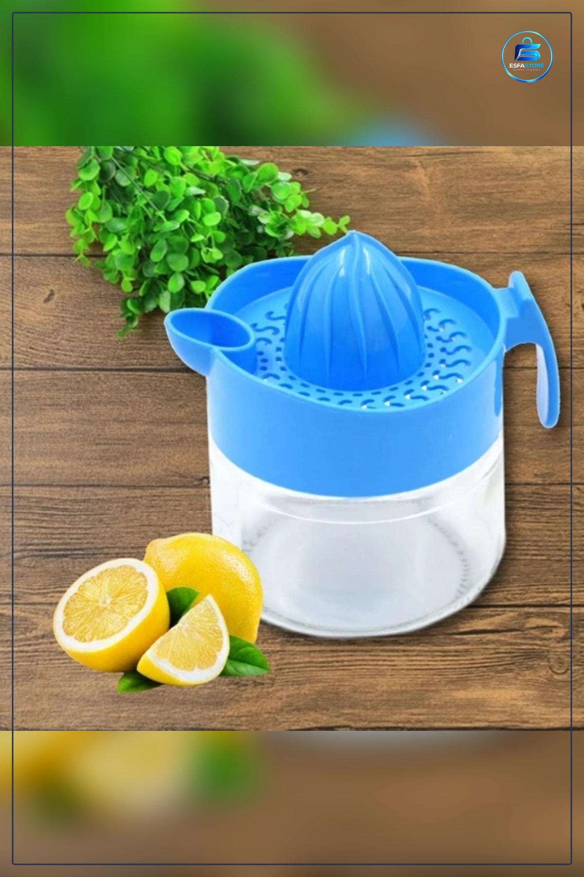 Limon Narenciye Sıkacı Cam Hazneli Pratik Mutfak Meyve Suyu Kolay Temizlenen Kullanışlı