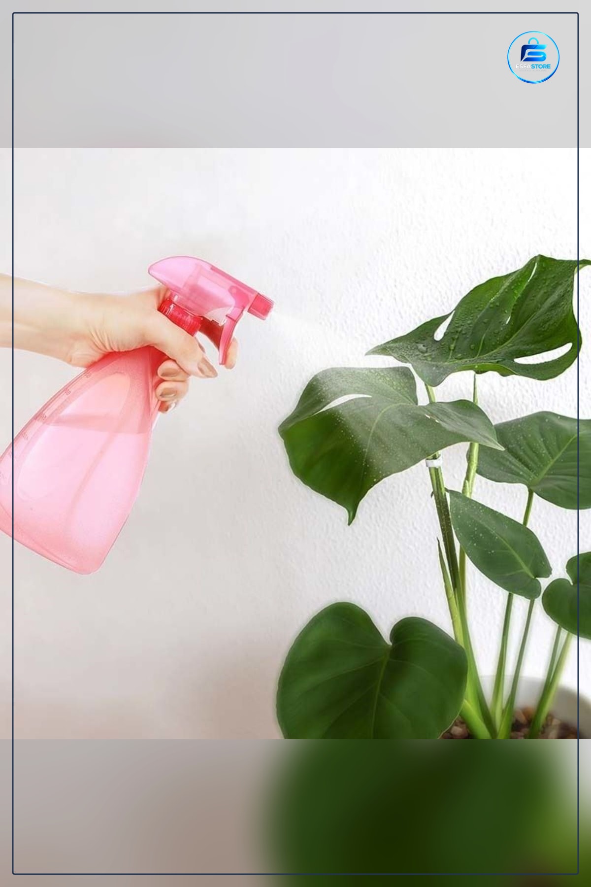 Çok Amaçlı Fısfıs Çiçek Sulama Plastik Su Sprey Şişesi Bitki Temizlik Dayanıklı Pratik Kullanışlı