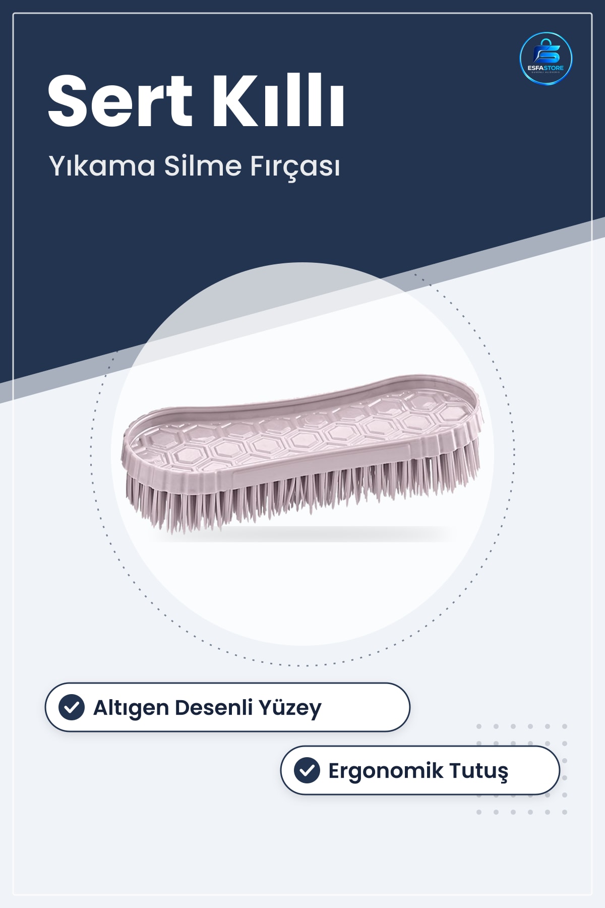 Sert Plastik Elbise Halı Yıkama Temizleme Silme Fırçası Ergonomik Dayanıklı Pratik Kullanışlı Ev