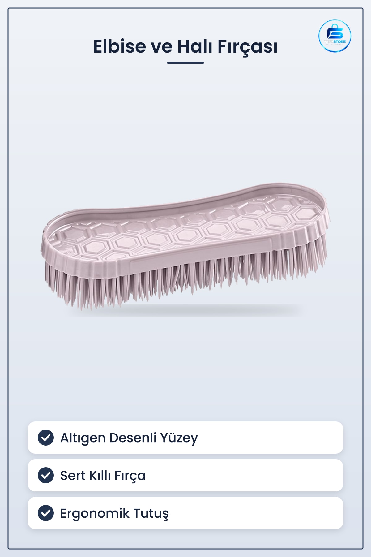 Sert Plastik Elbise Halı Yıkama Temizleme Silme Fırçası Ergonomik Dayanıklı Pratik Kullanışlı Ev