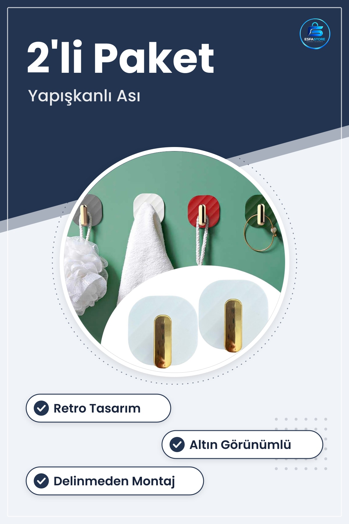 Retro Yapışkanlı Asklık Dolap Kapak Kulpu Dekoratif Görünümlü Mobilya Aksesuarı Dayanıklı
