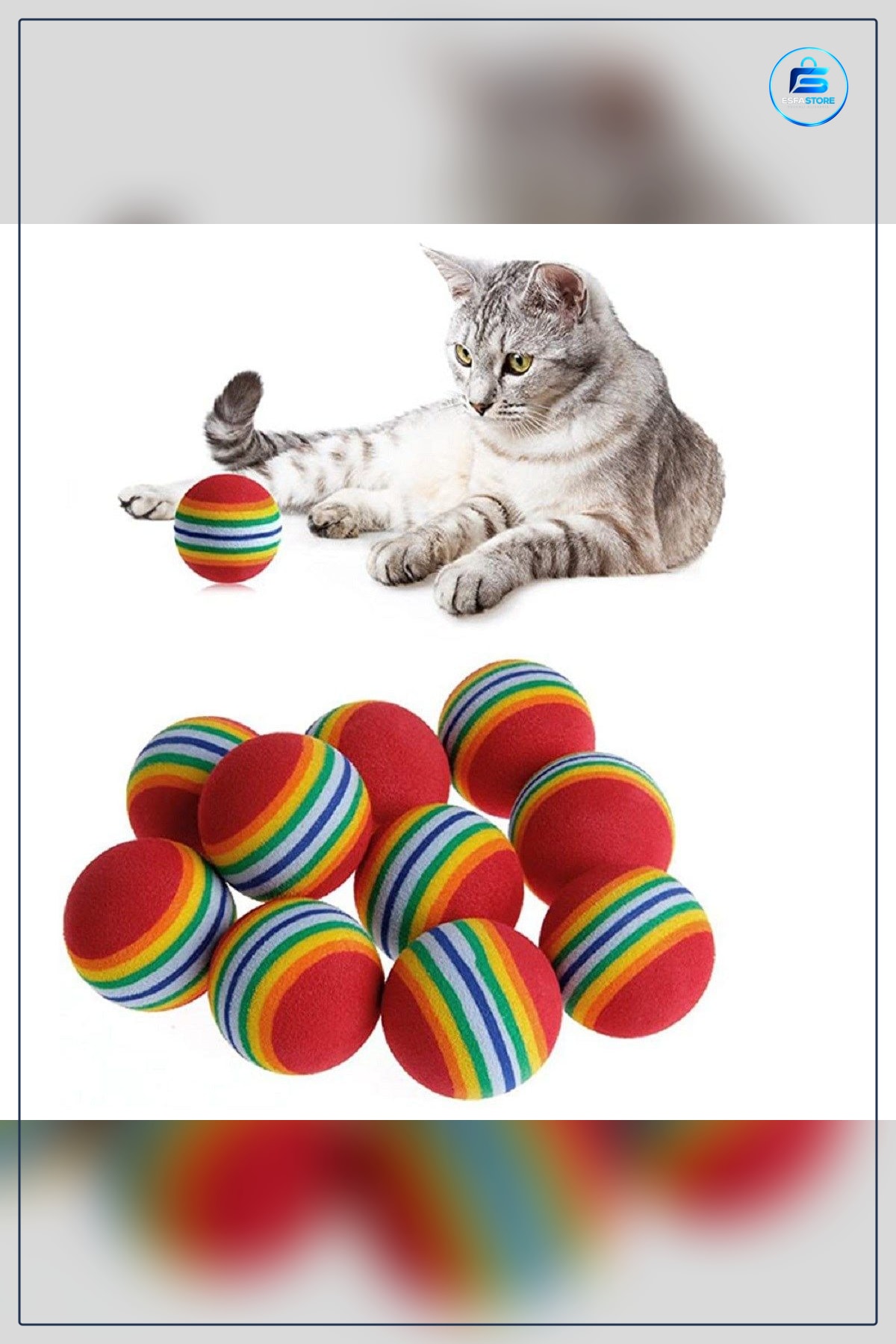 Kedi Oyun Topu Çiğneme Oyuncağı Yumuşak Yüzeyli Dayanıklı Evcil Hayvan Eğlenceli Pratik Hediyelik
