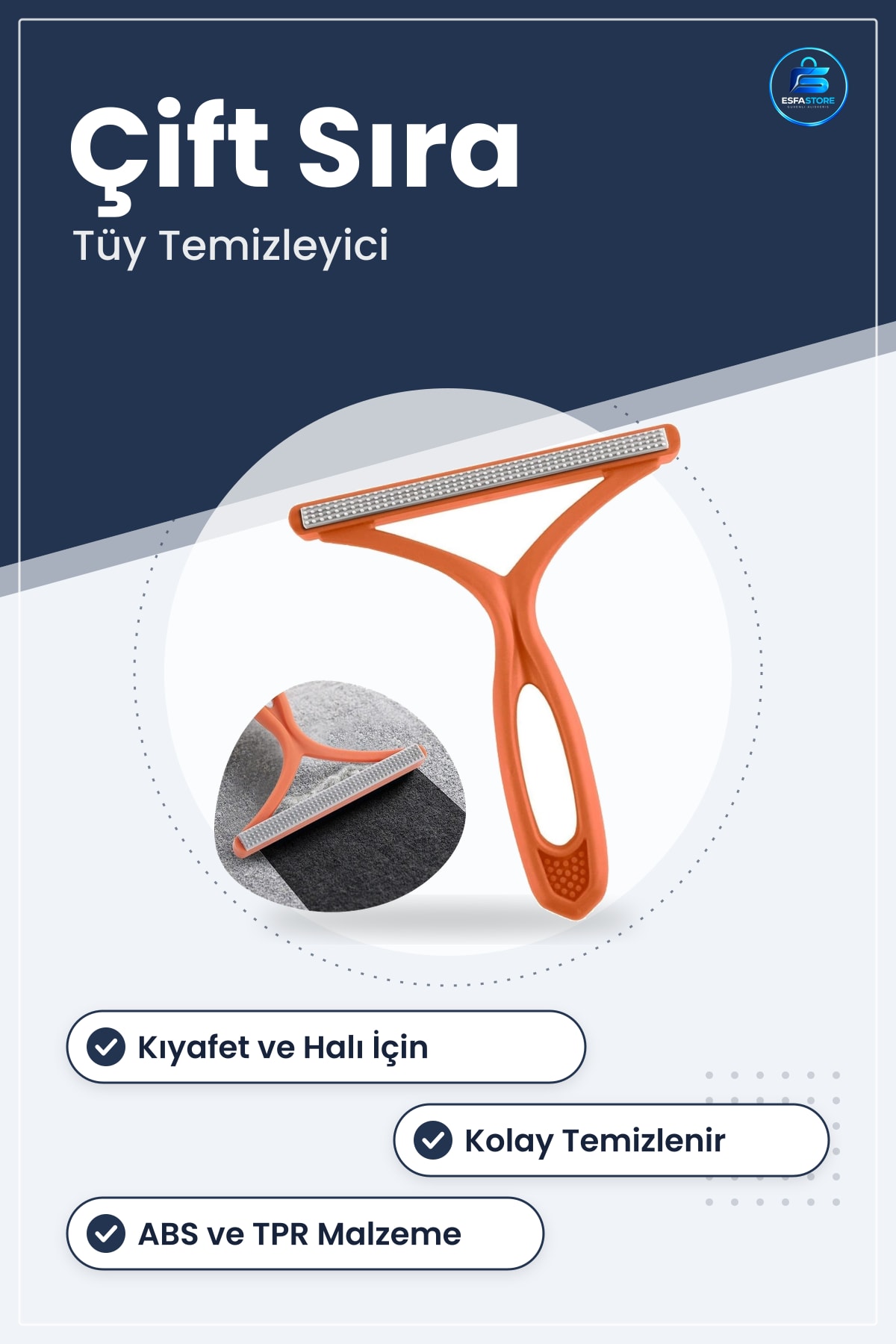 Kedi Köpek Tüy Toplayıcı Pamuk Tiftikçiği Giderici Kıyafet ve Halı Kumaş İçin Temizleme Aleti