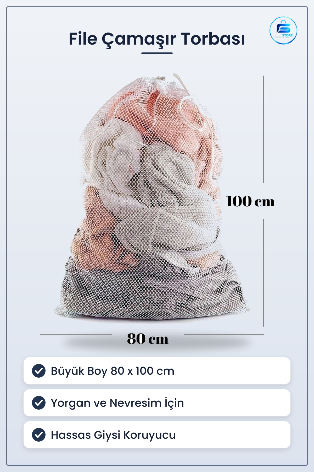 Büyük Boy File Çamaşır Torbası Hassas Giysi Koruyucu Yorgan Perde Nevresim Yıkama Ağı Kullanışlı