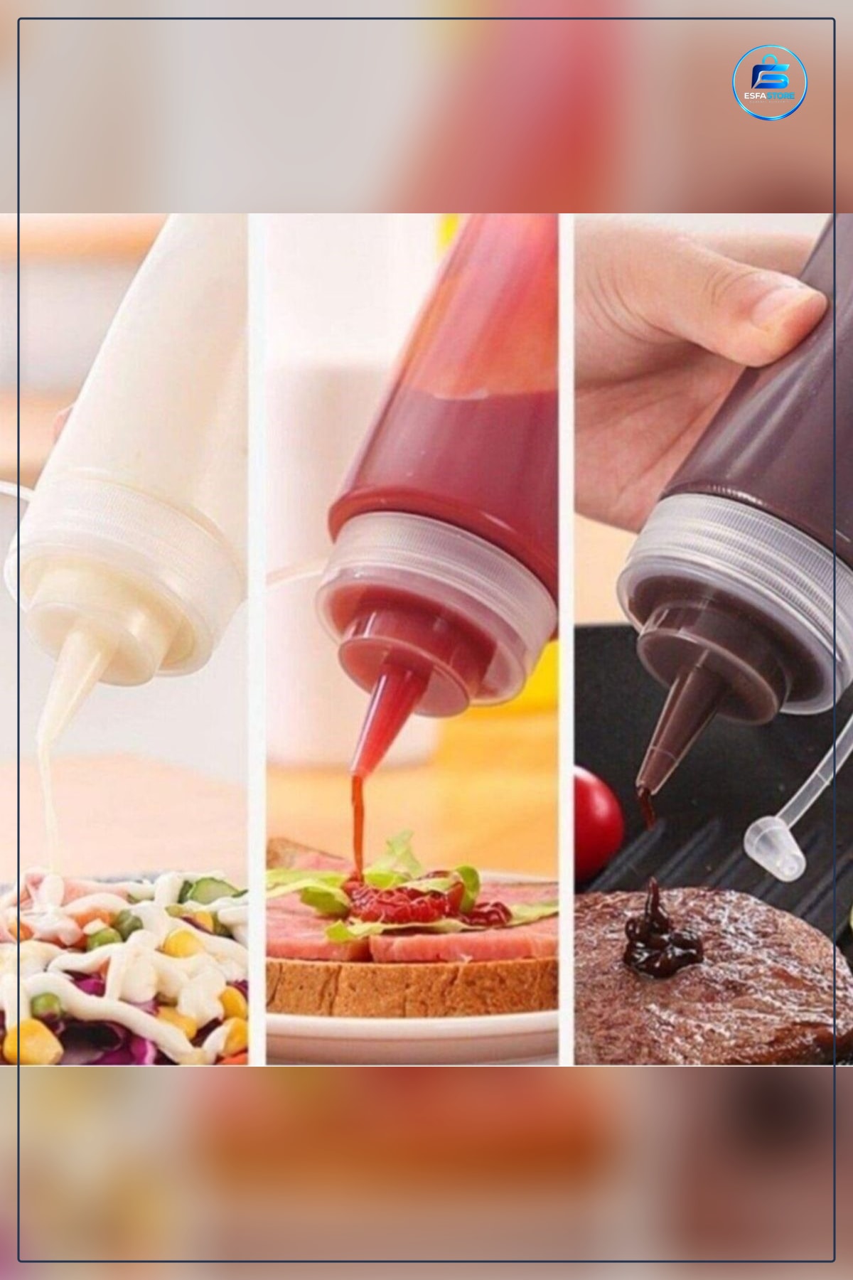 Plastik Yağlık Sos Şişesi Şeffaf Kapaklı Sızdırmaz Mutfak Dökücü Pratik Kullanışlı Hediyelik